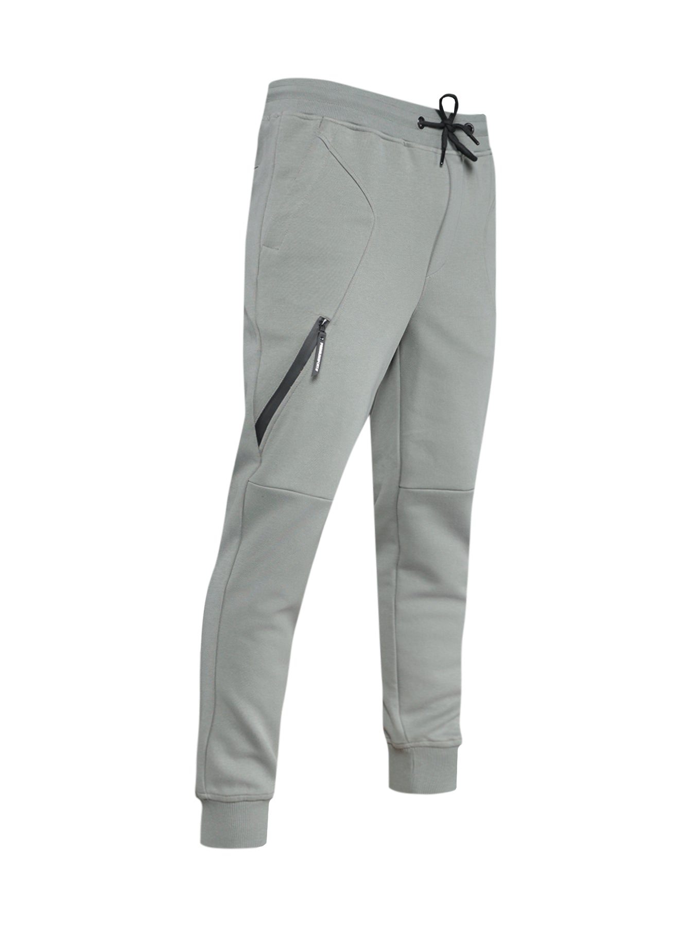 Diagonal Zip-Pocket Sweatpants - XIOS America