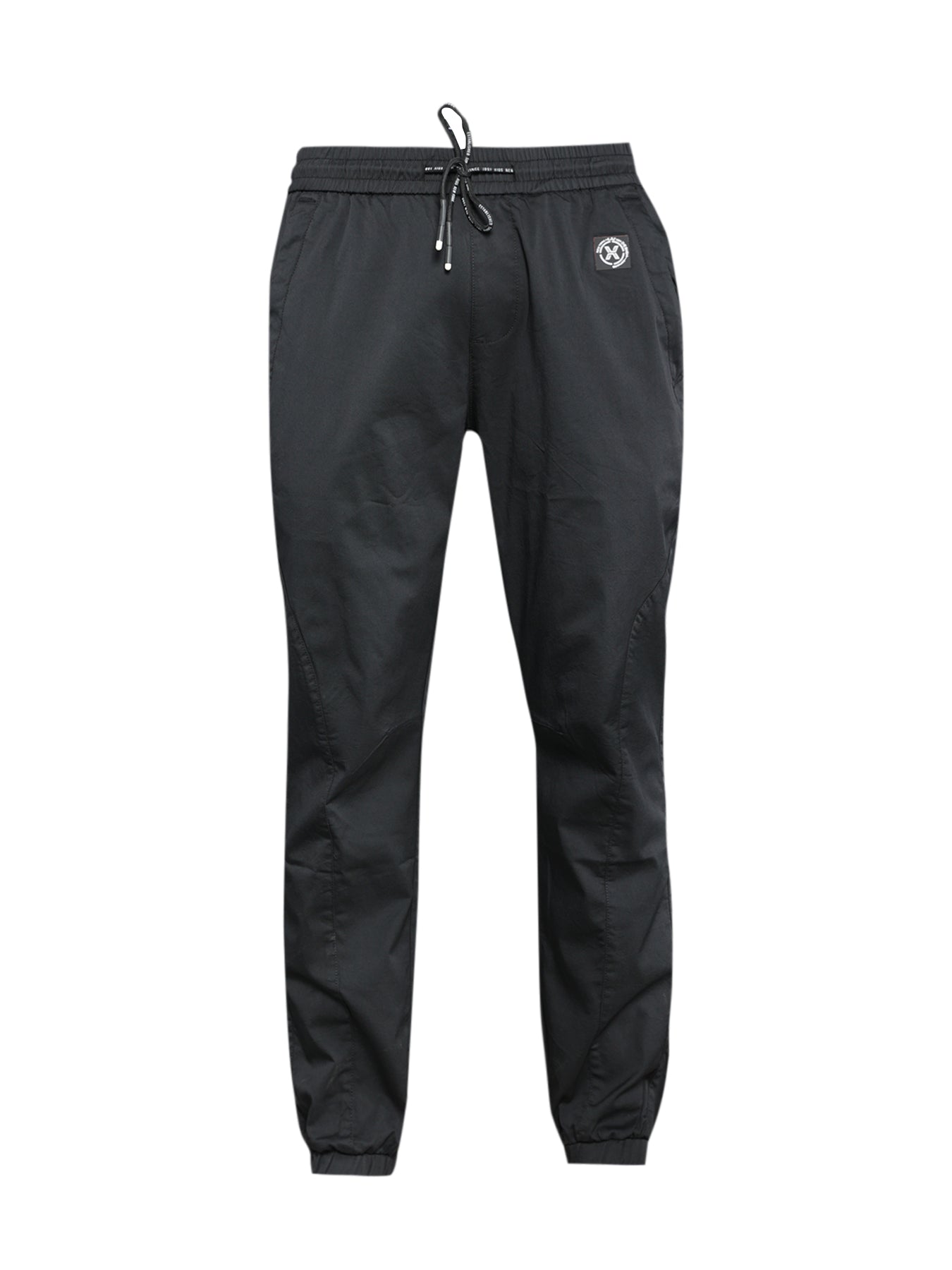 Canvas Joggers with Zip Pockets