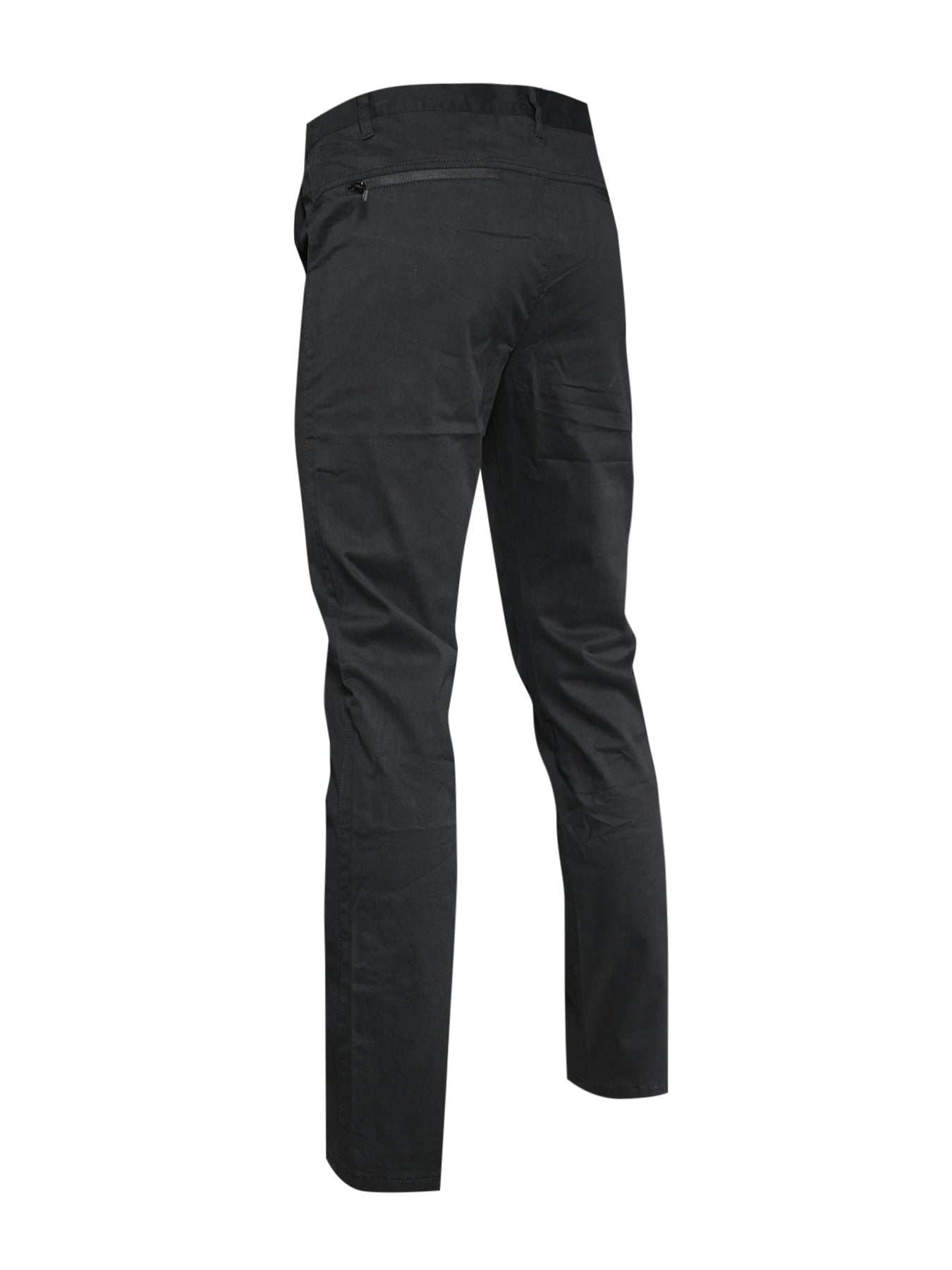 Skinny Chino Pants with Zip-Pockets