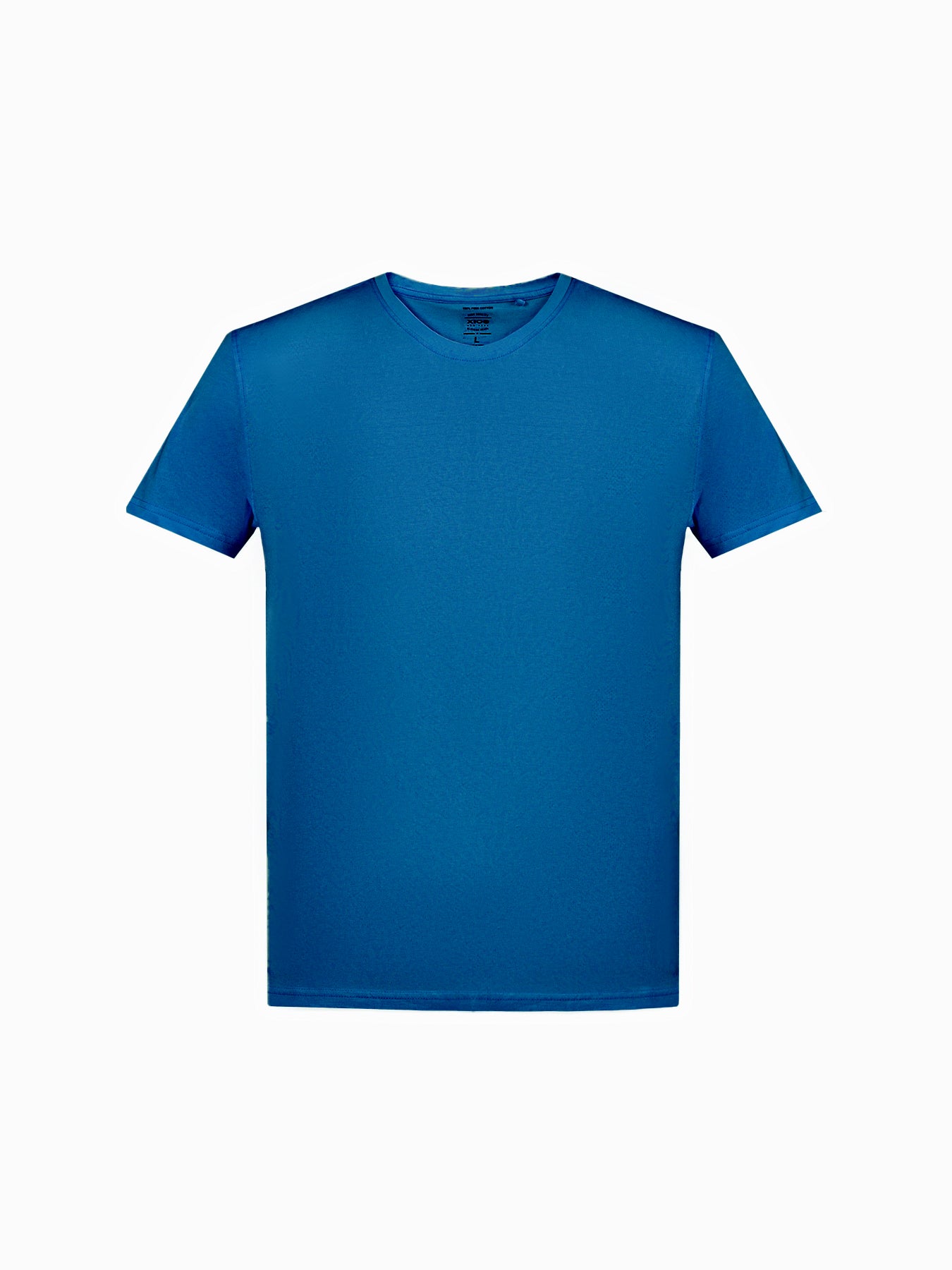 Camiseta básica con cuello redondo