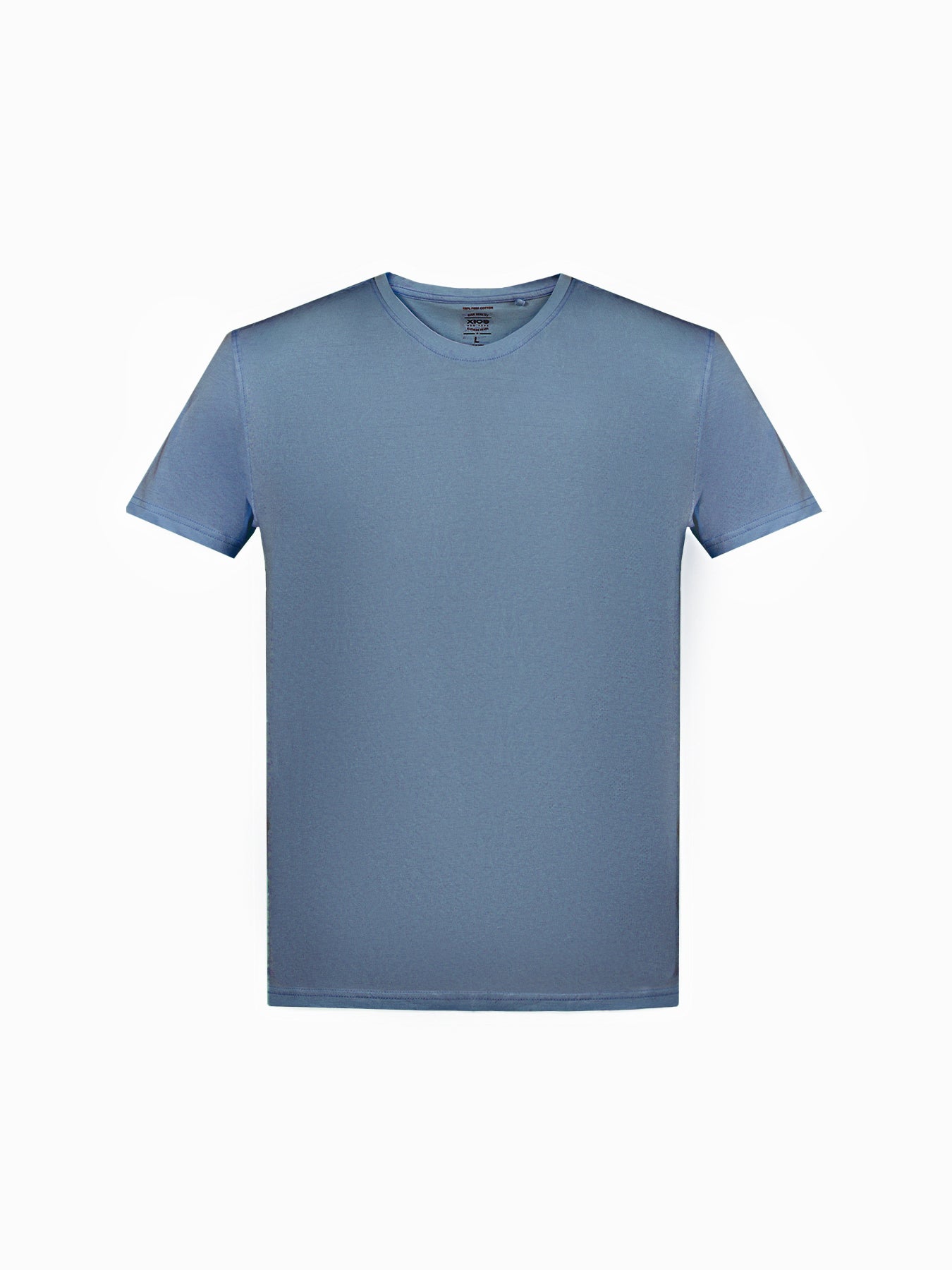 Camiseta básica con cuello redondo