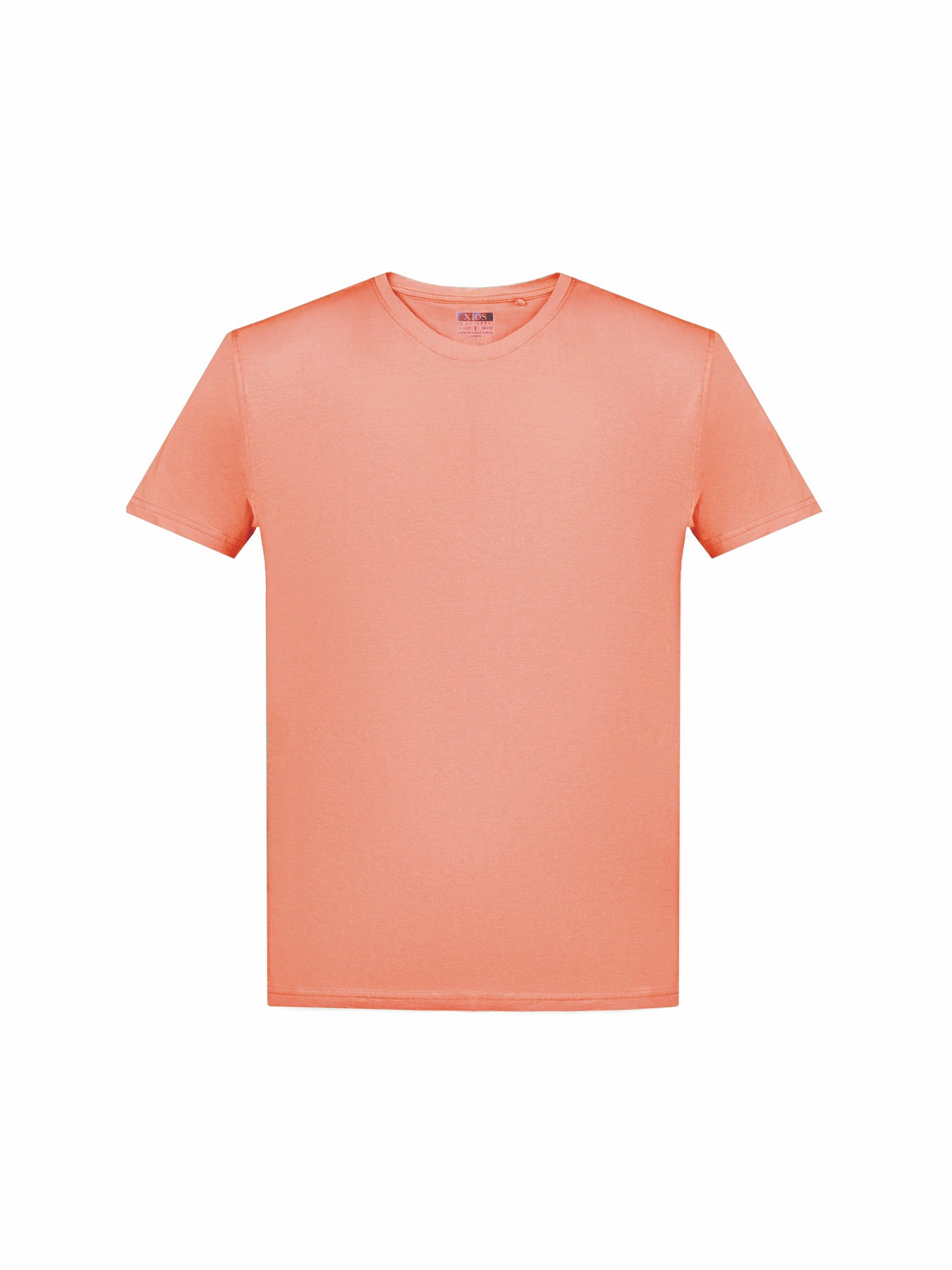 Camiseta básica con cuello redondo