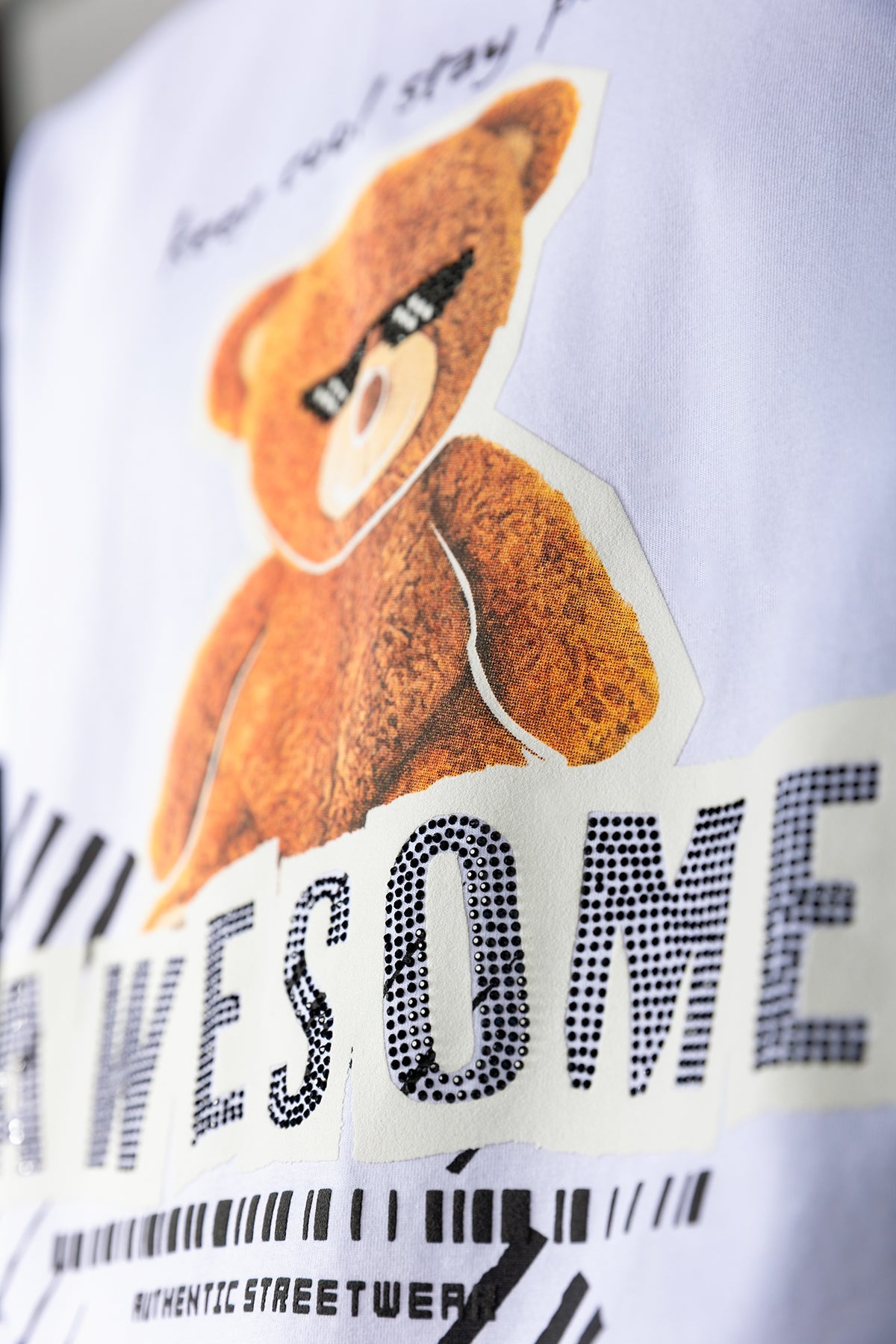 "Awesome" Teddy Bear Graphic Tee - XIOS America
