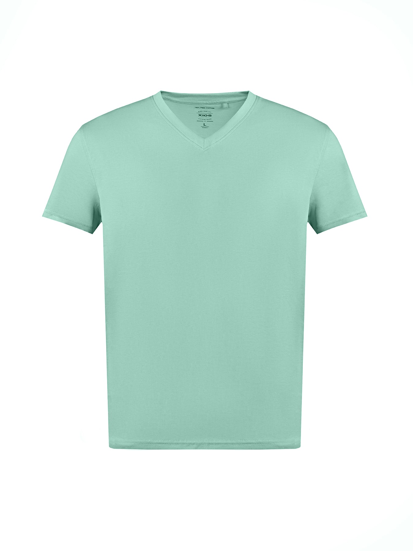 Camiseta básica con cuello en V
