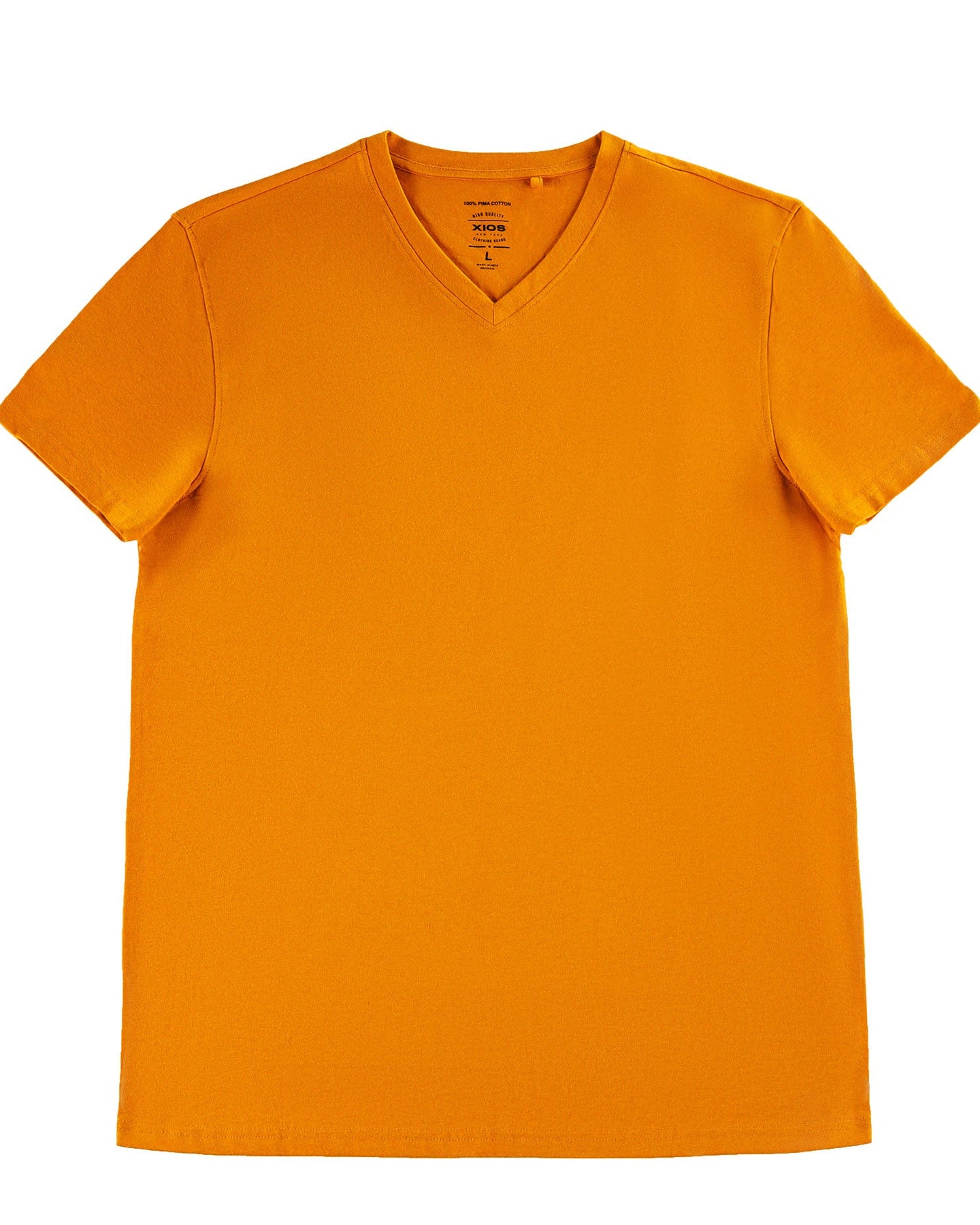 Camiseta básica con cuello redondo