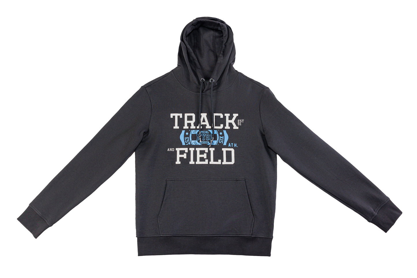 "Track and Field" Pull Over Graphic Hoodie