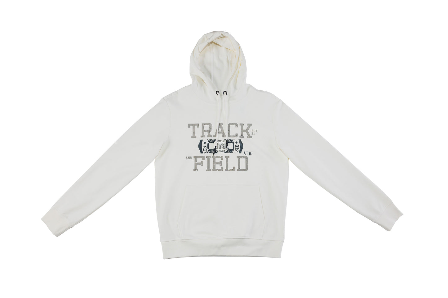 "Track and Field" Pull Over Graphic Hoodie