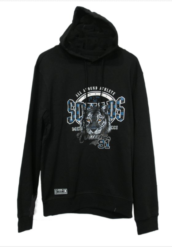 "Squads" Tiger Pullover Hoodie