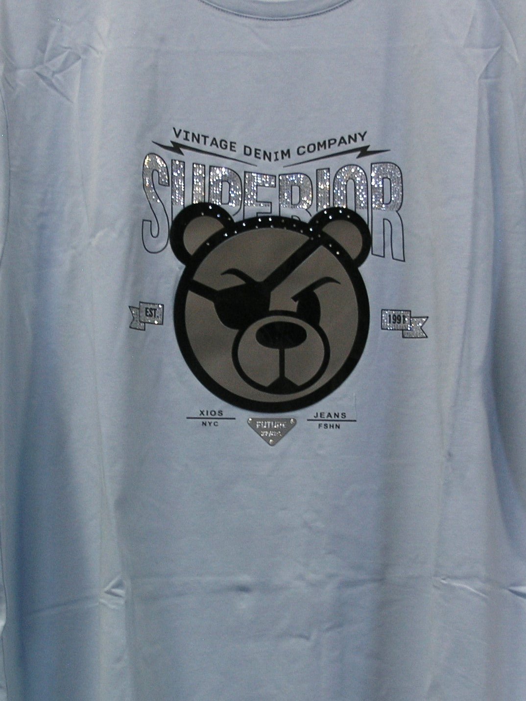 "Superior" One-Eyed Teddy Bear Graphic Tee - XIOS America