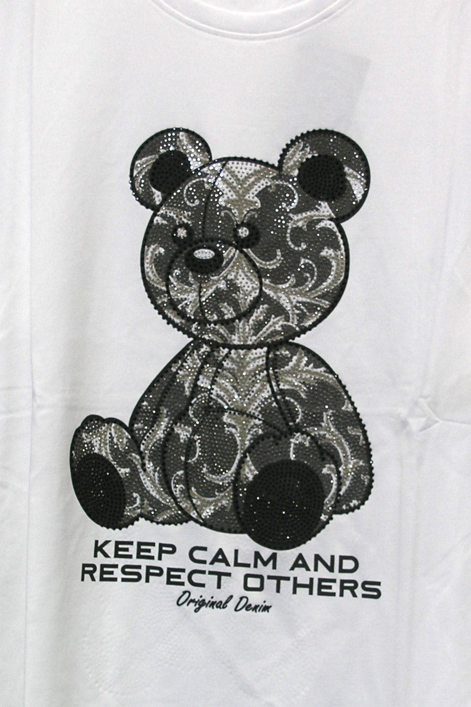 "Keep Calm and Respect Others" Teddy Bear Graphic Tee