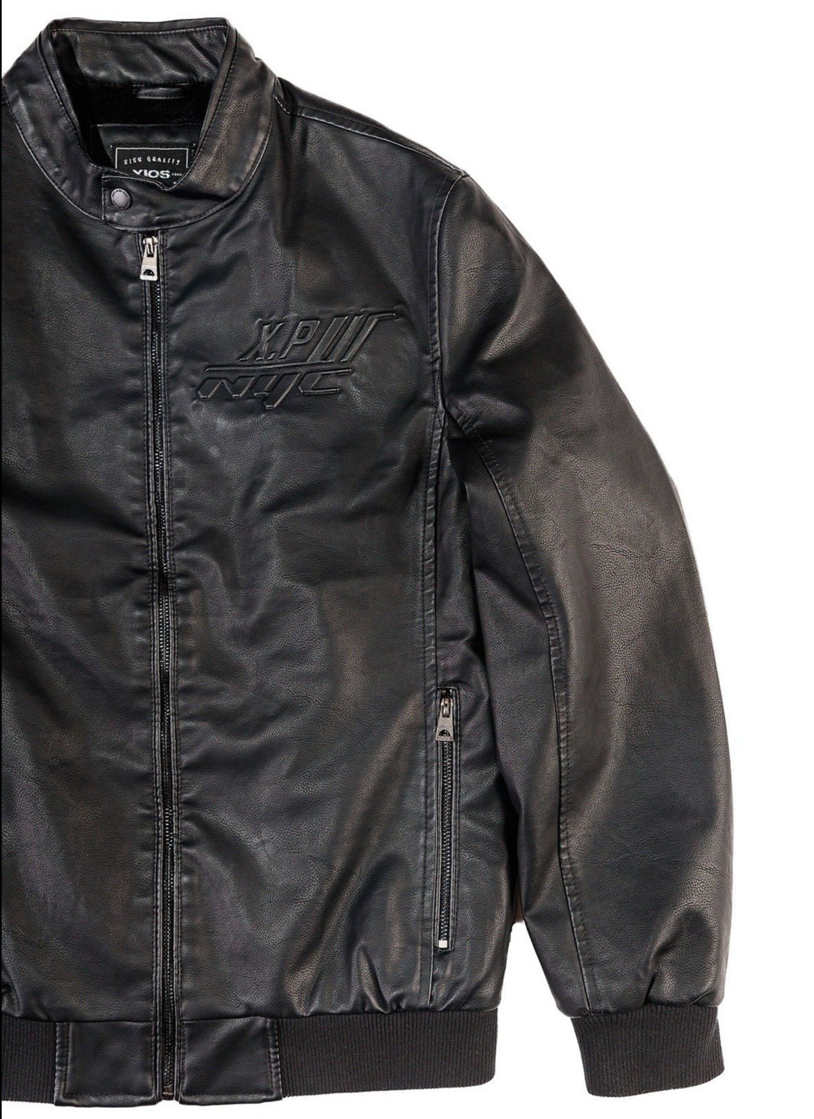 "NYC" Leatherette Jacket