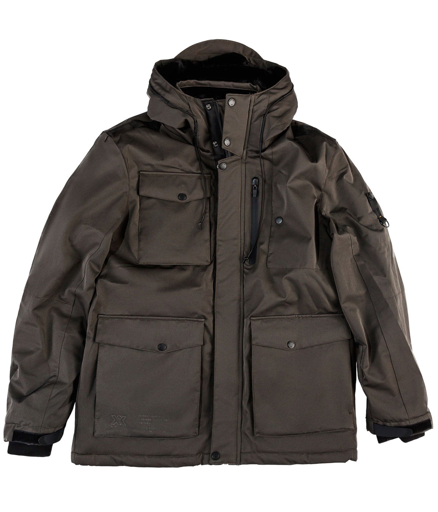 Parka con capucha