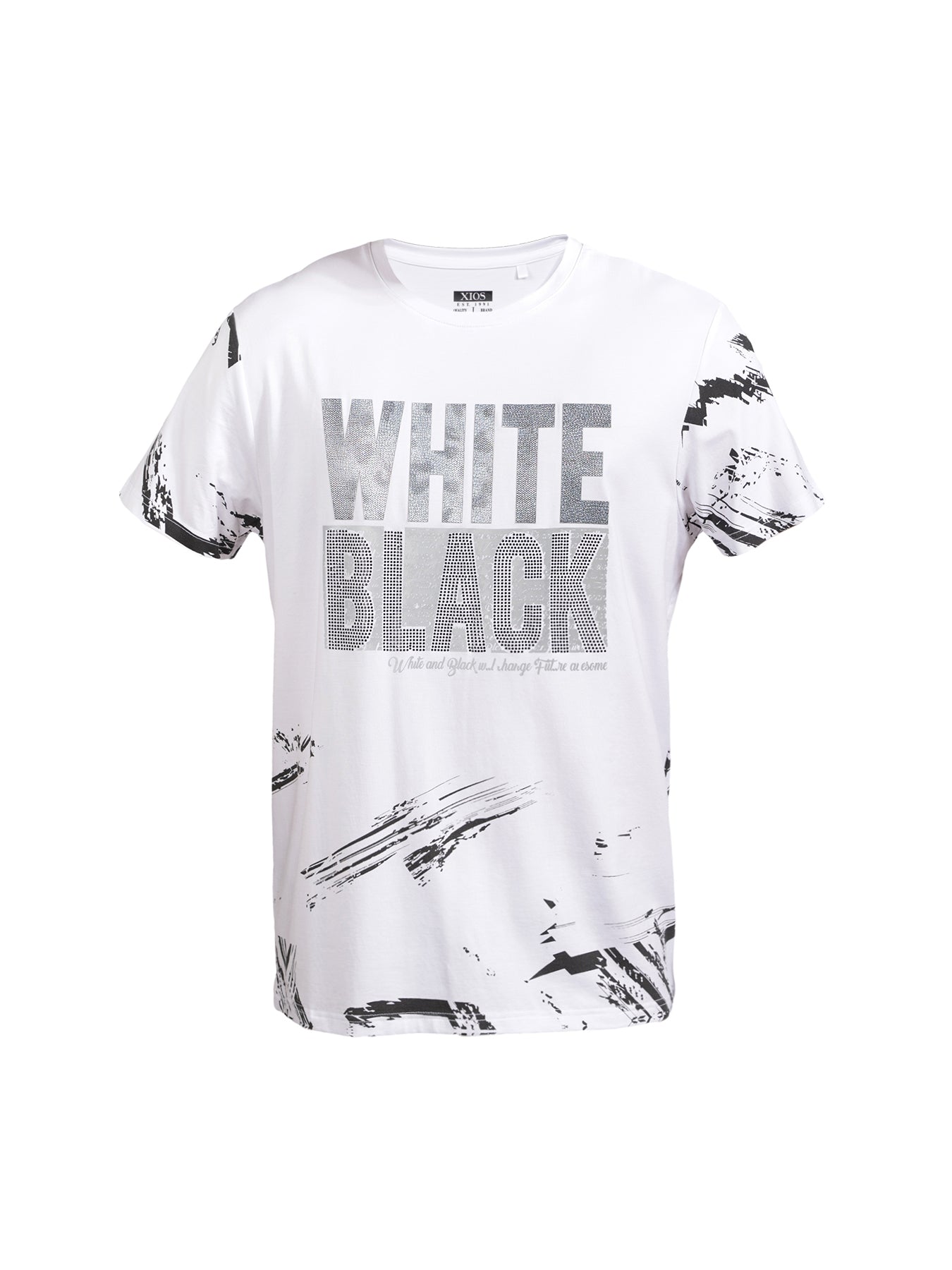 White Black Graphic Tee