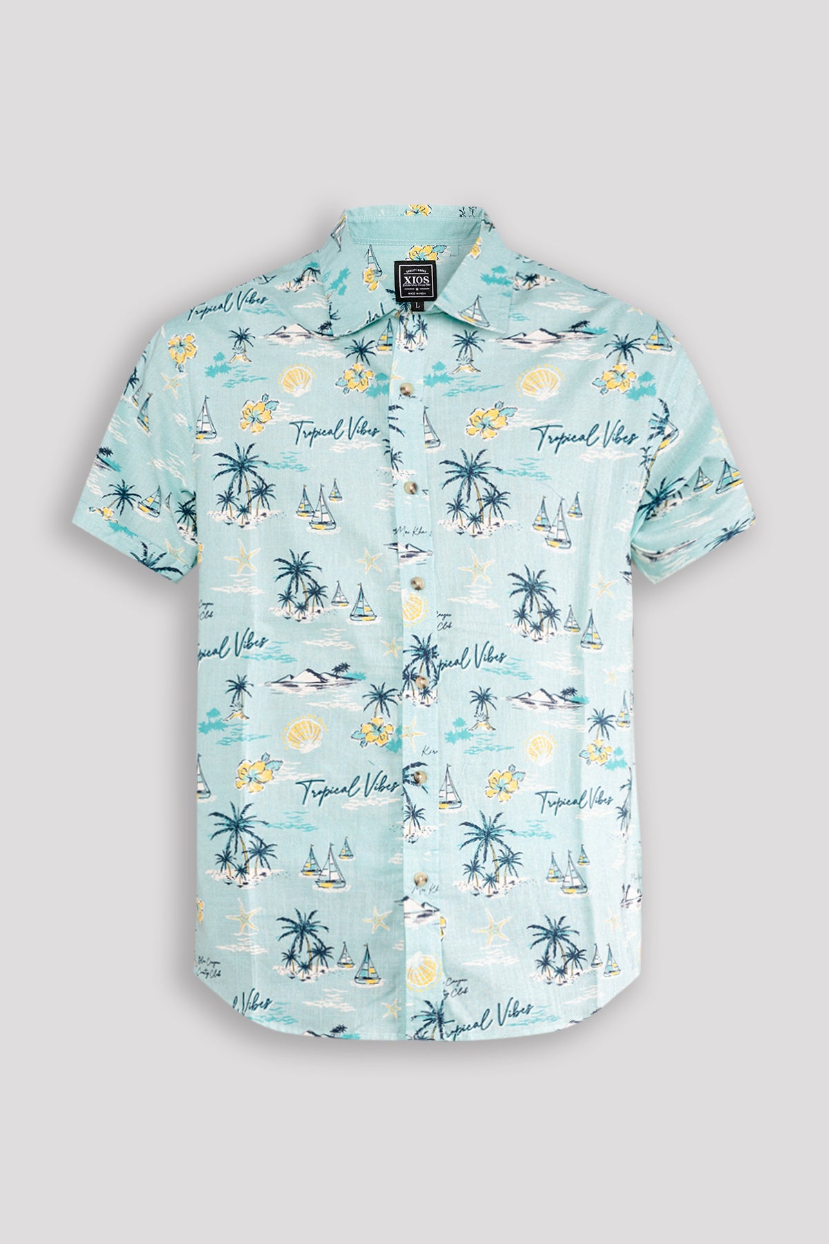 Short-Sleeve Button-Up Shirt