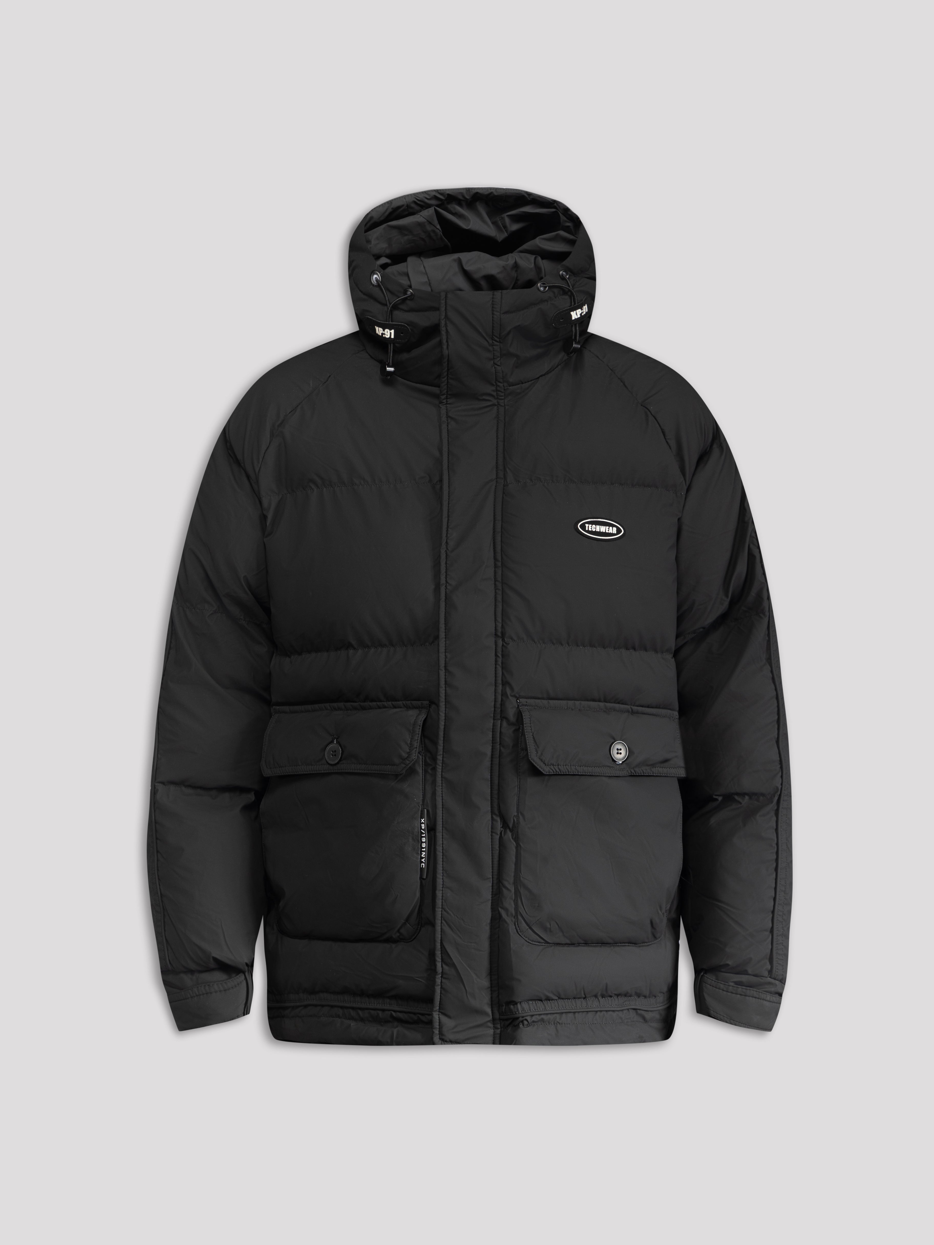 Hooded Puffer Style Parka