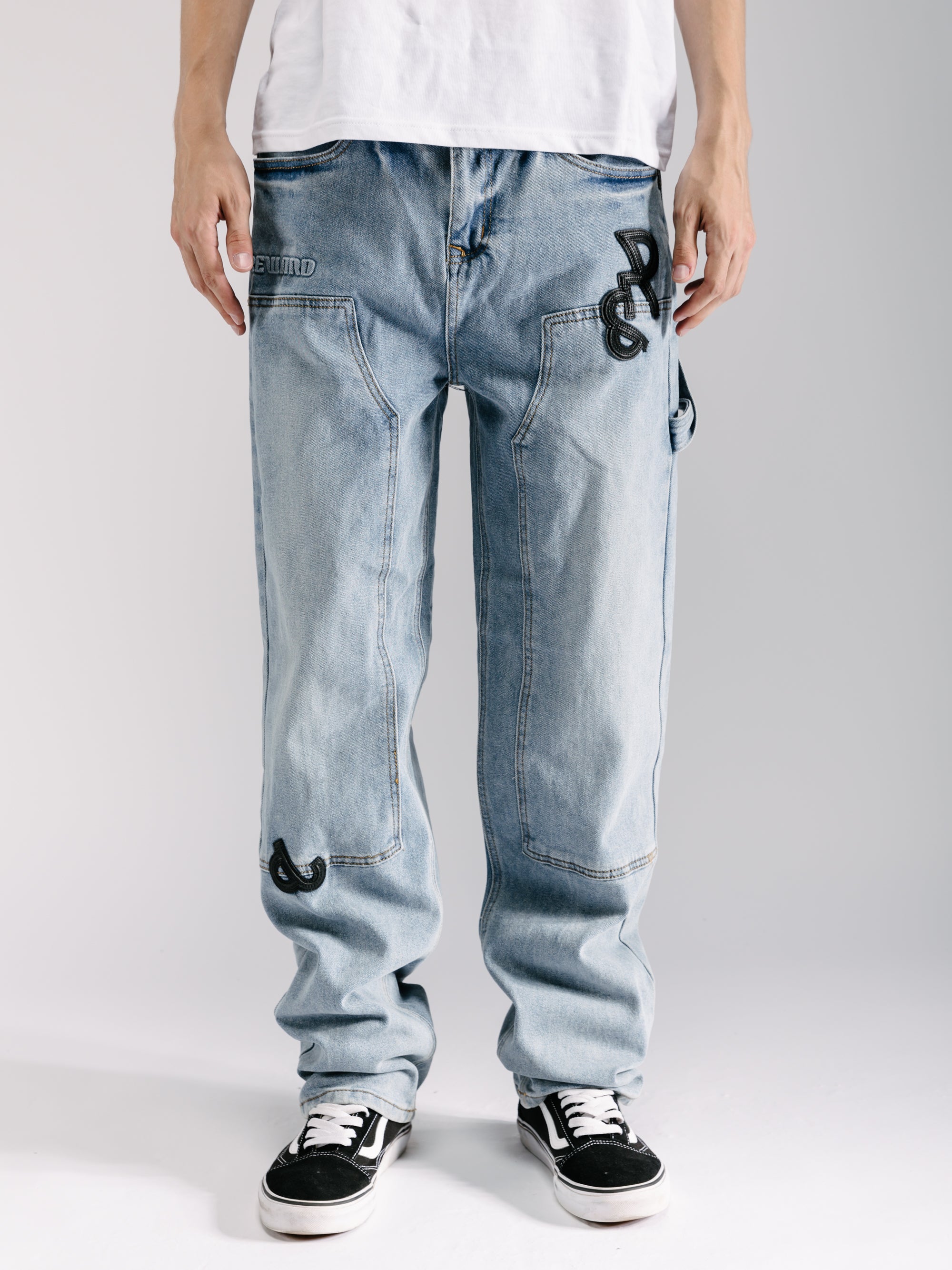 Loose Fit Fashion Jeans