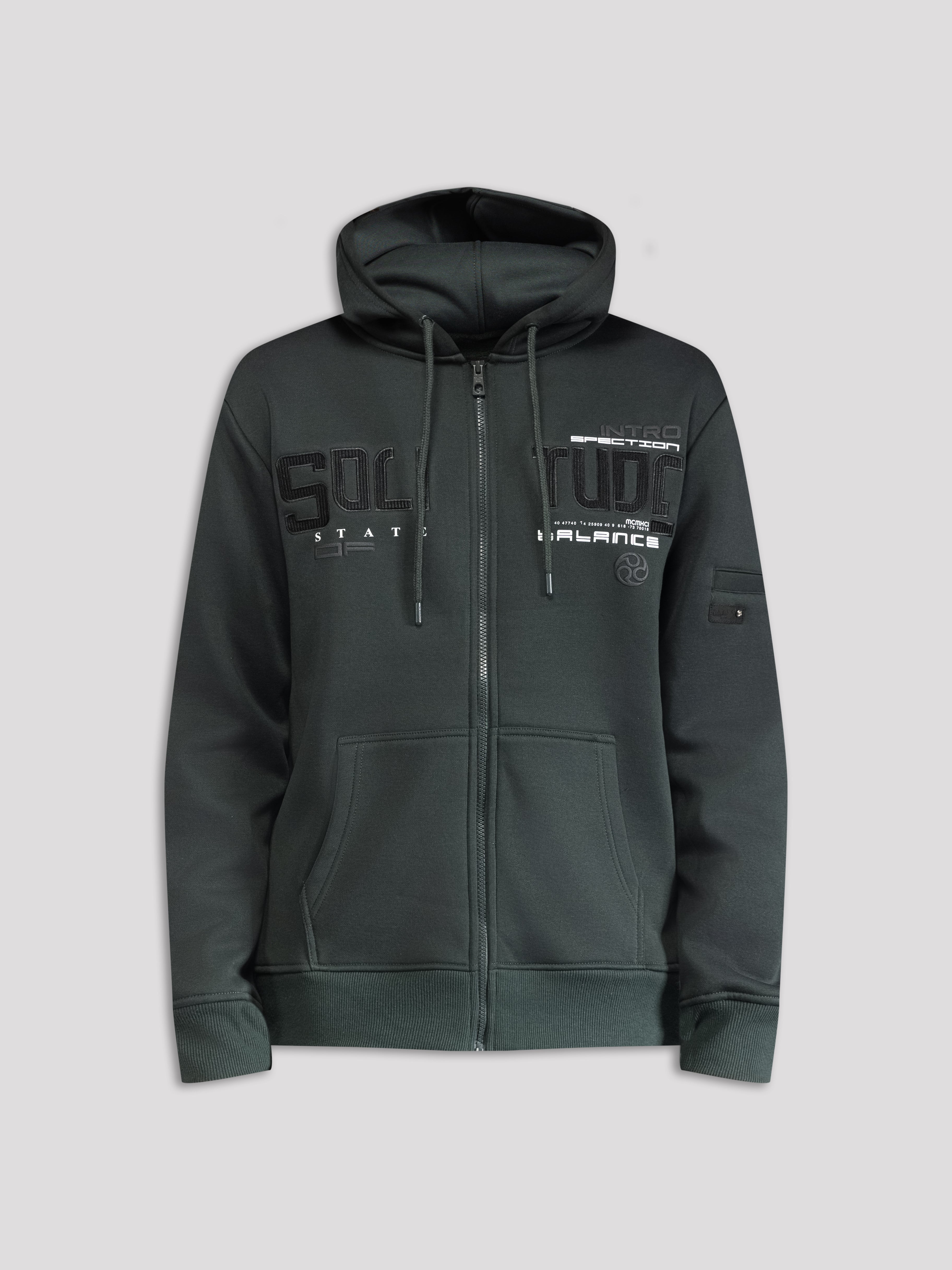 "Solitude" Full Zip  Hoodie