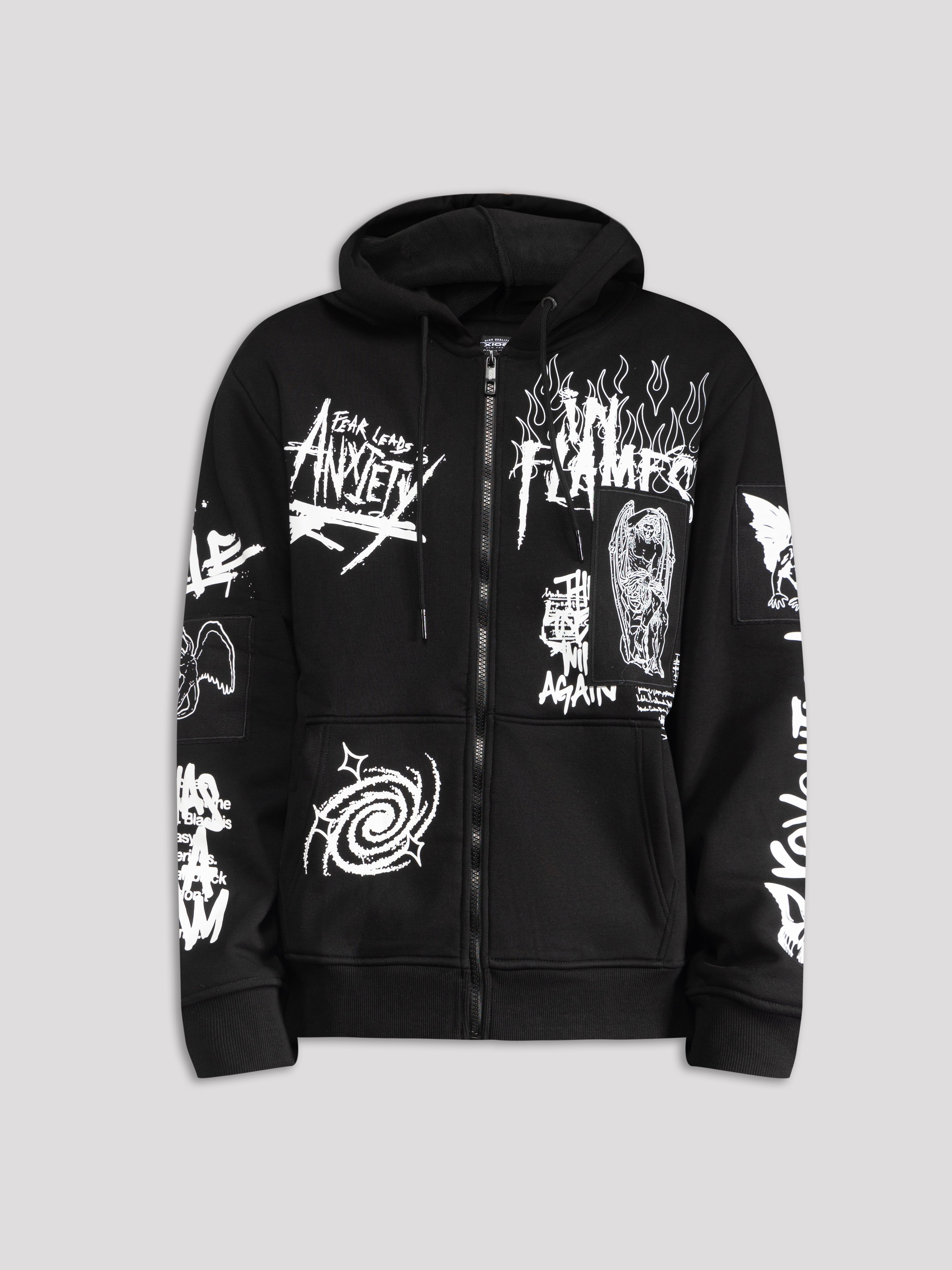 "Graffiti" Full Zip Hoodie