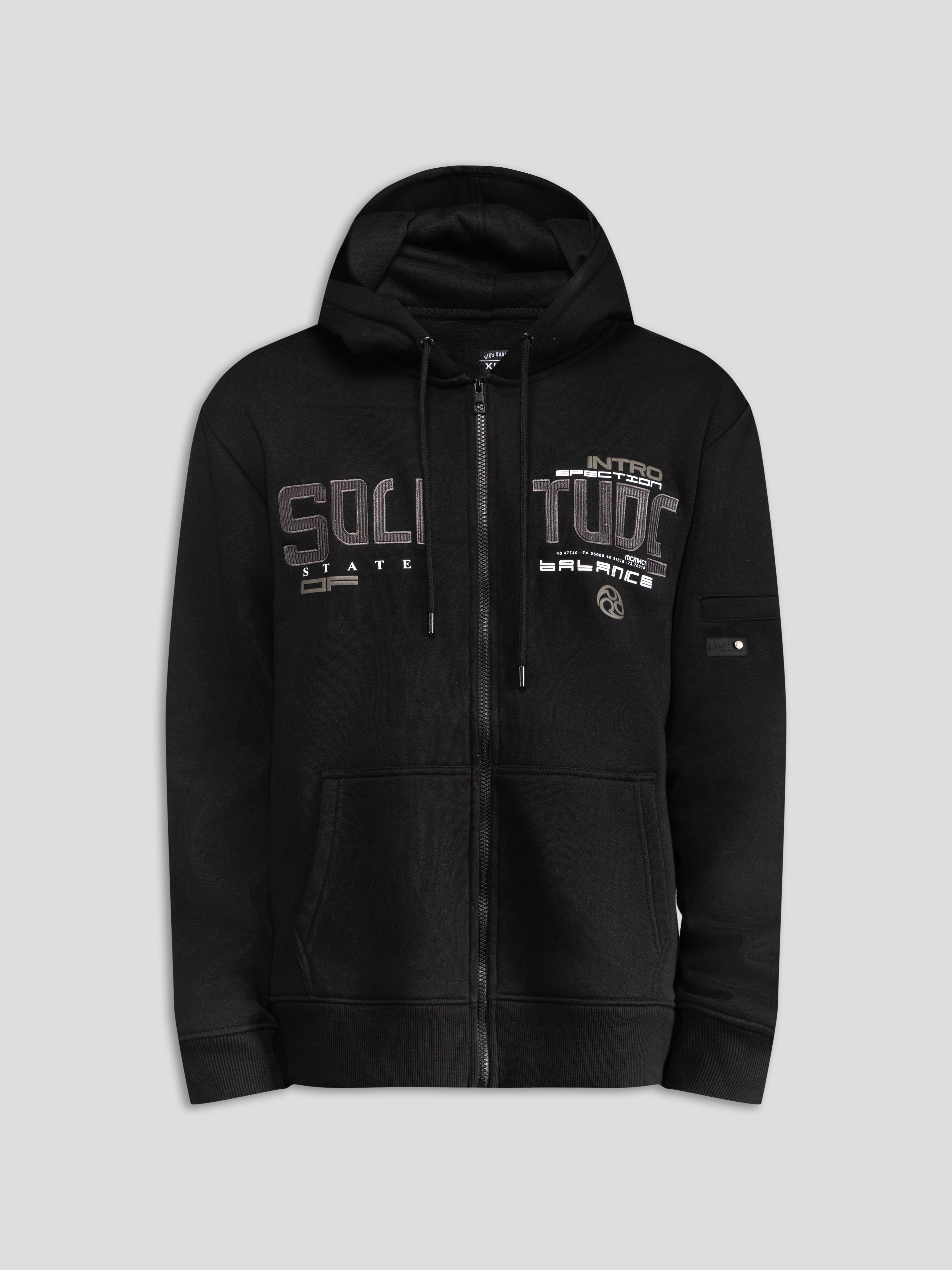 "Solitude" Full Zip  Hoodie