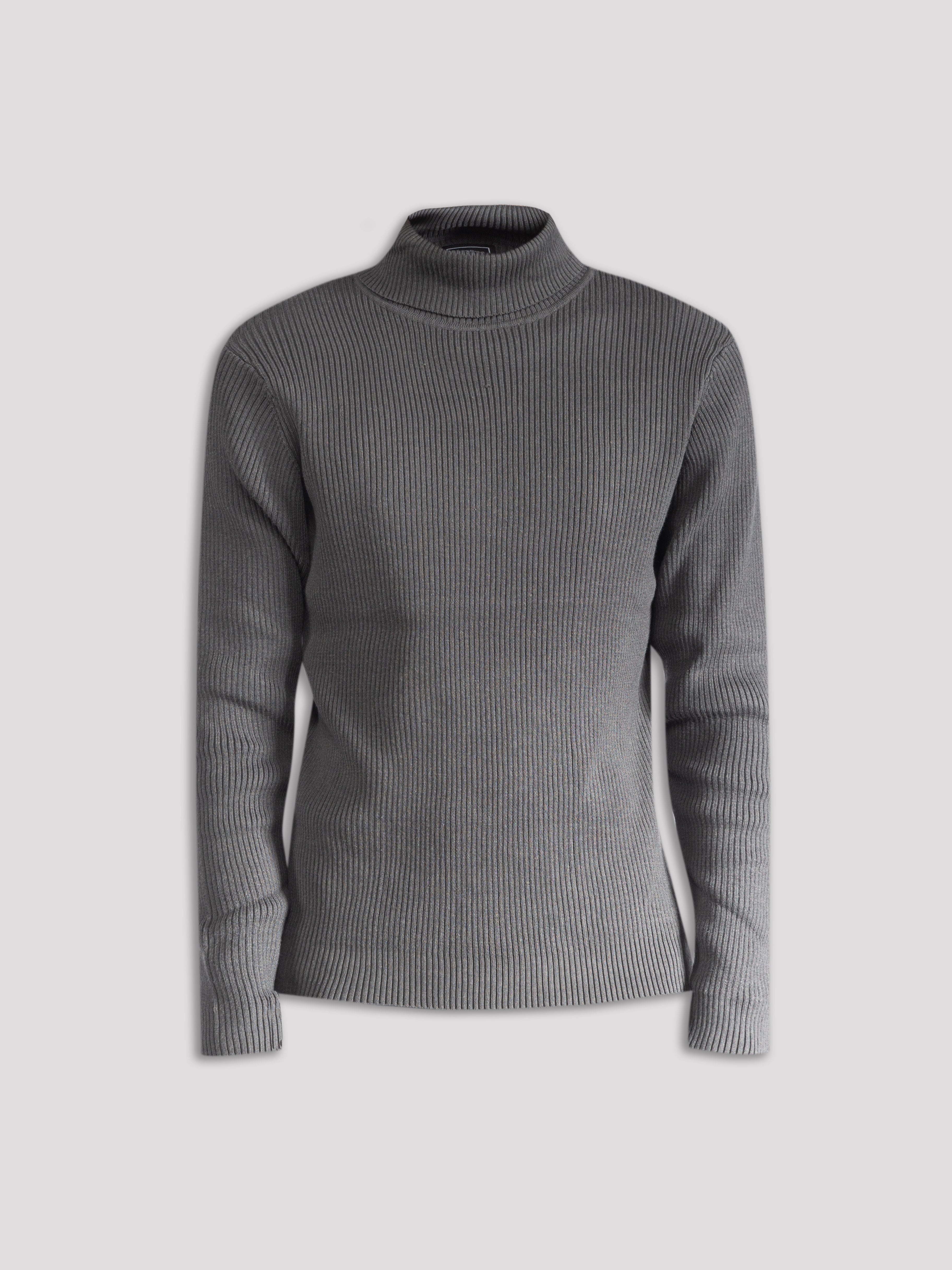 Ribbed Turtle Neck Sweater