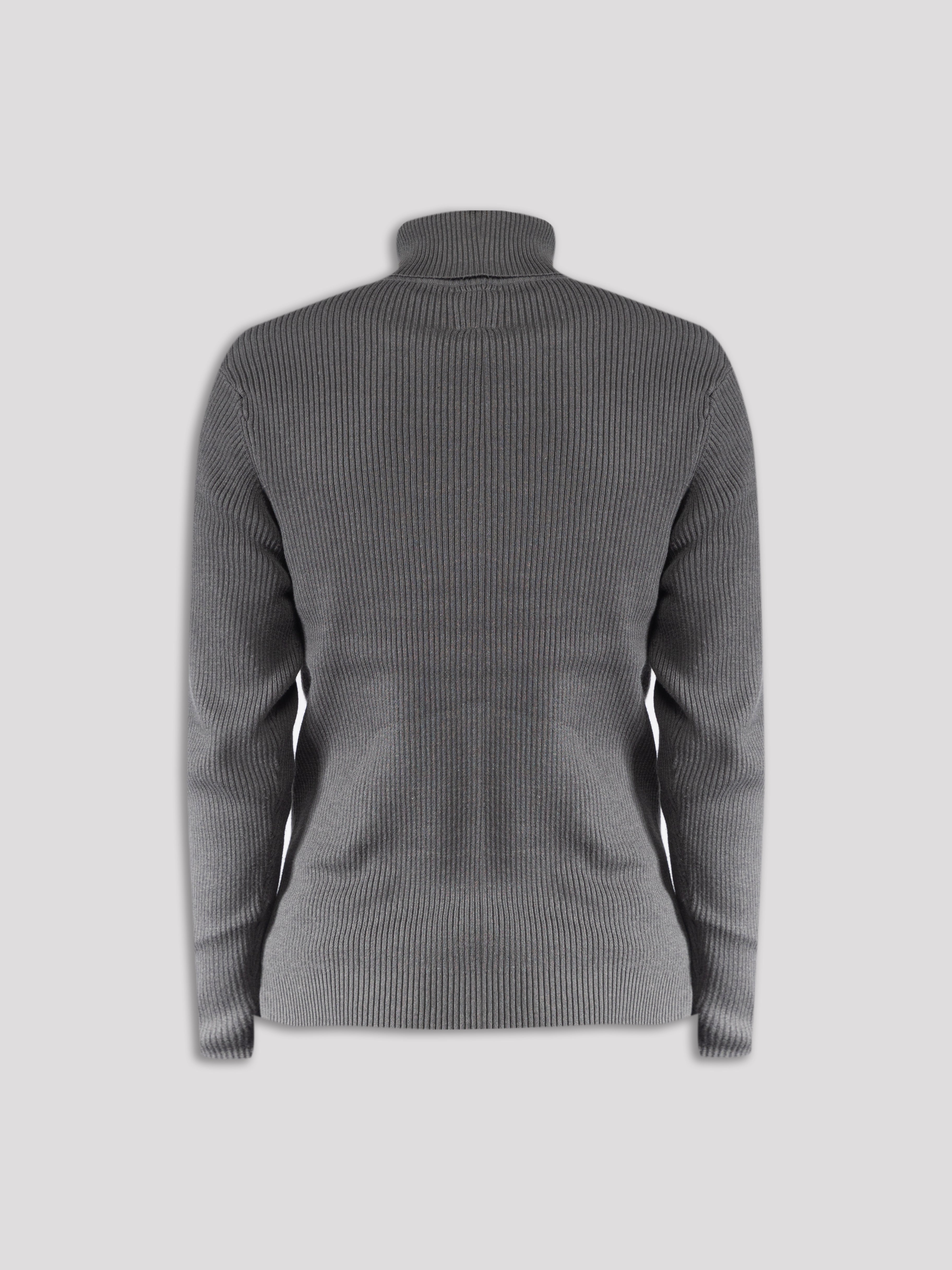 Ribbed Turtle Neck Sweater