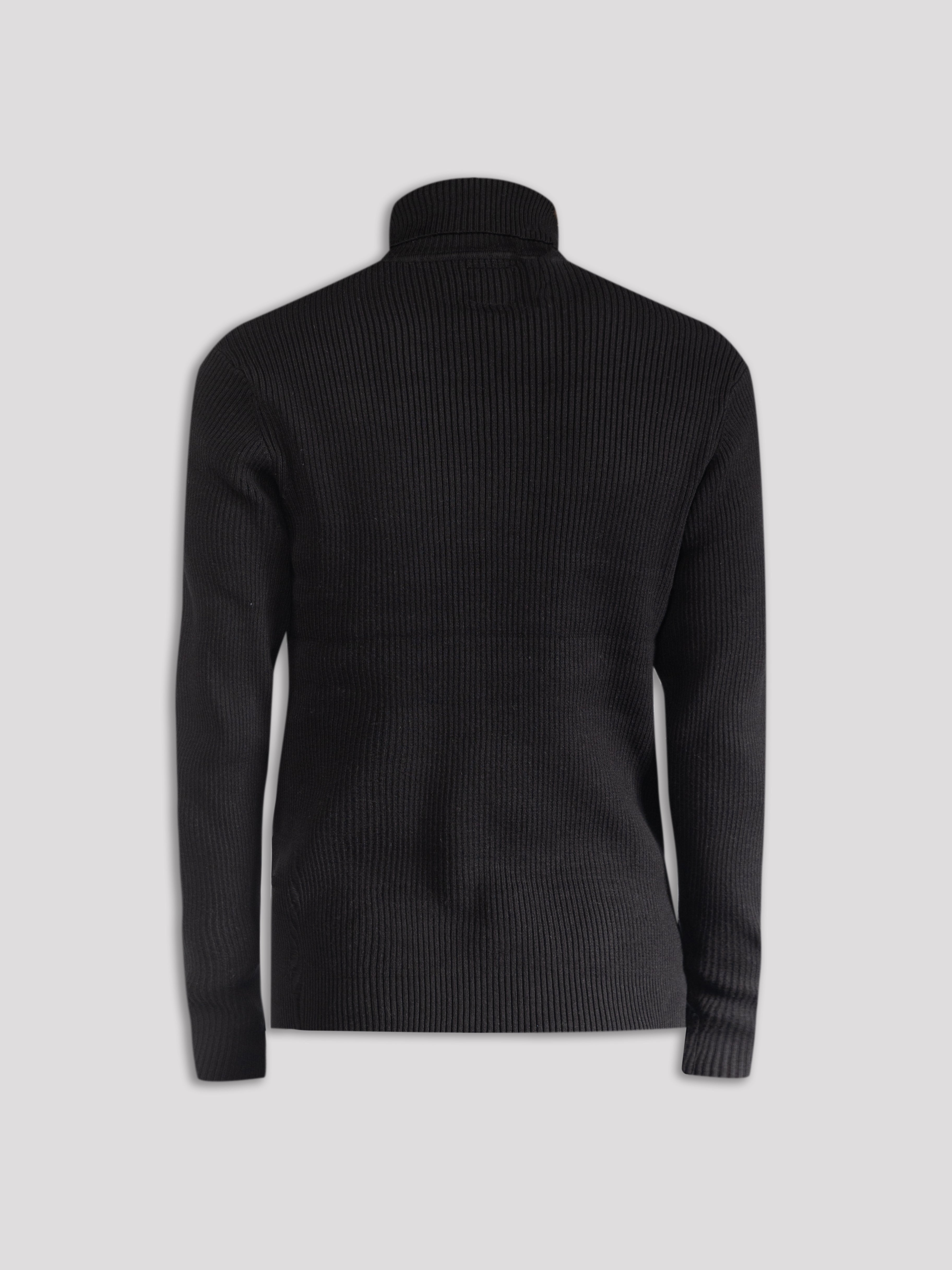 Ribbed Turtle Neck Sweater