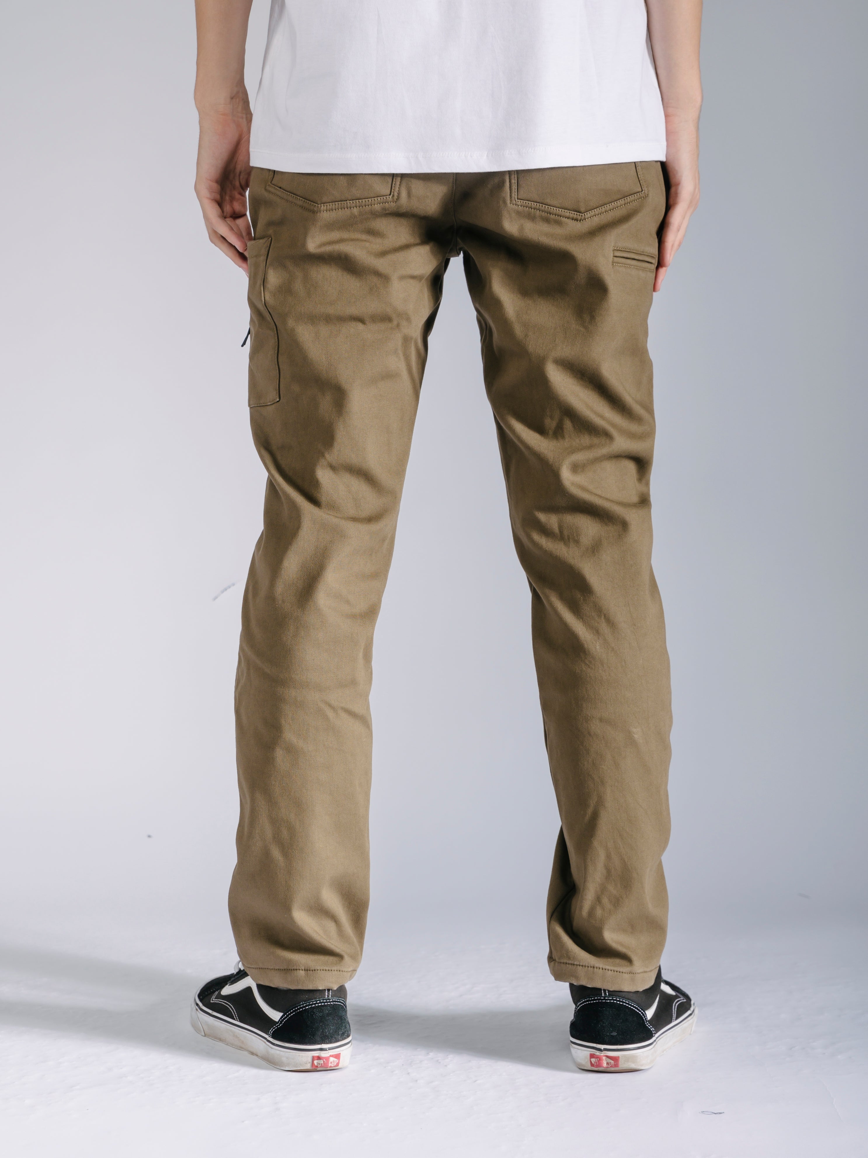 Fur Bonded Chino Pants