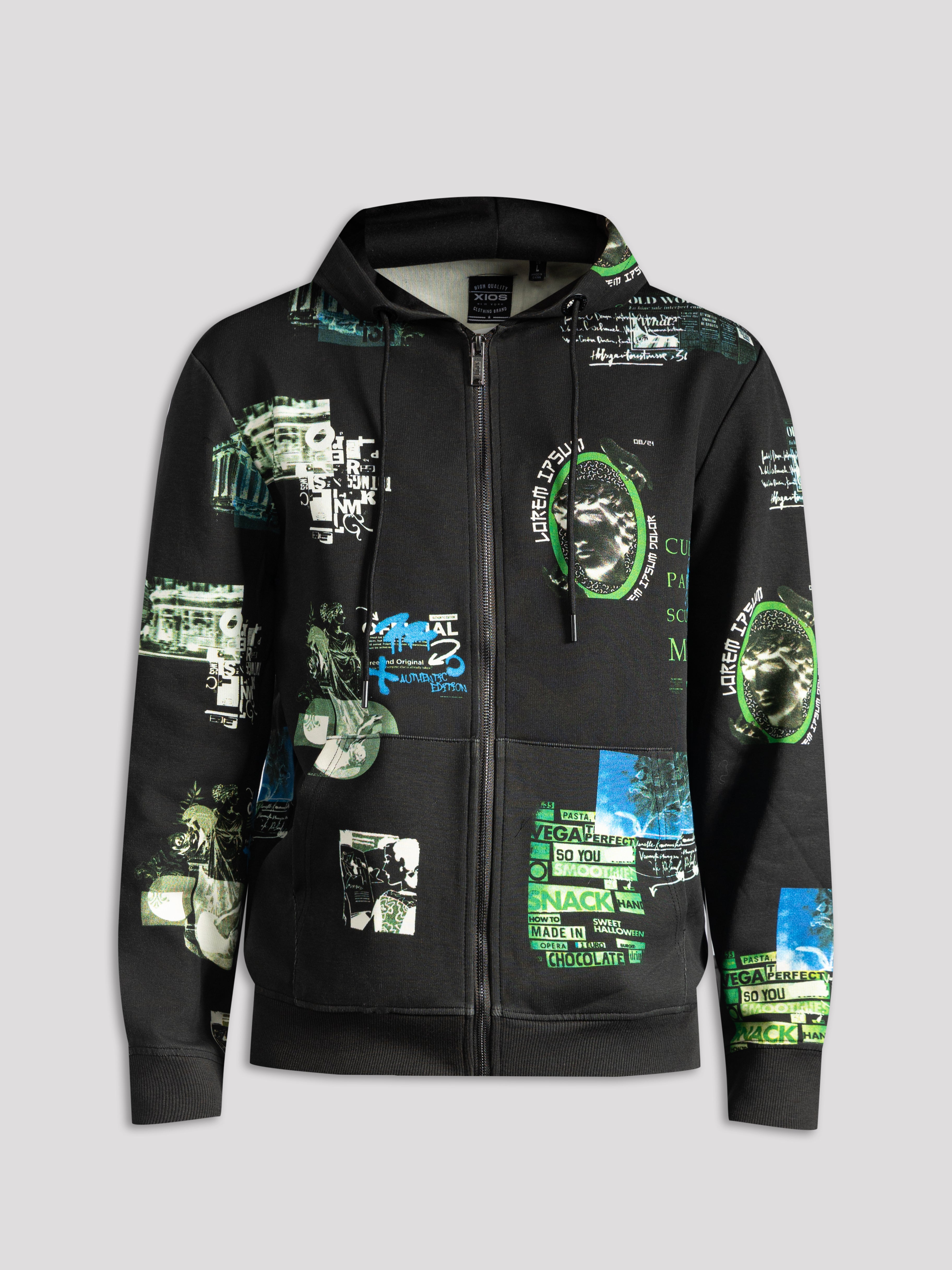 【OAMC】graphic hoodie AOP
