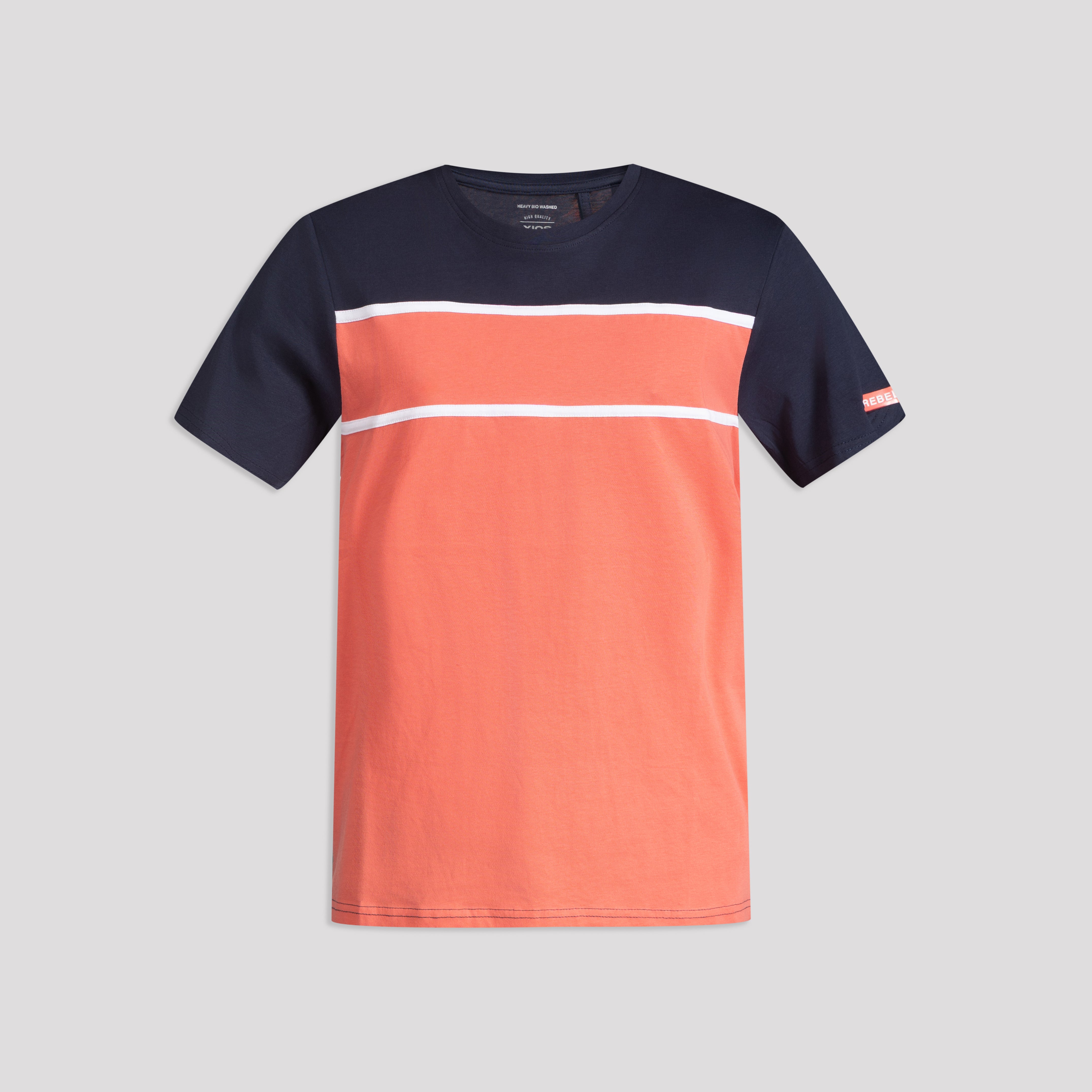 【Cozy&Kitsch】Mini Henley Stripe Tee Thin Stripe Henley Tee - XIOS
