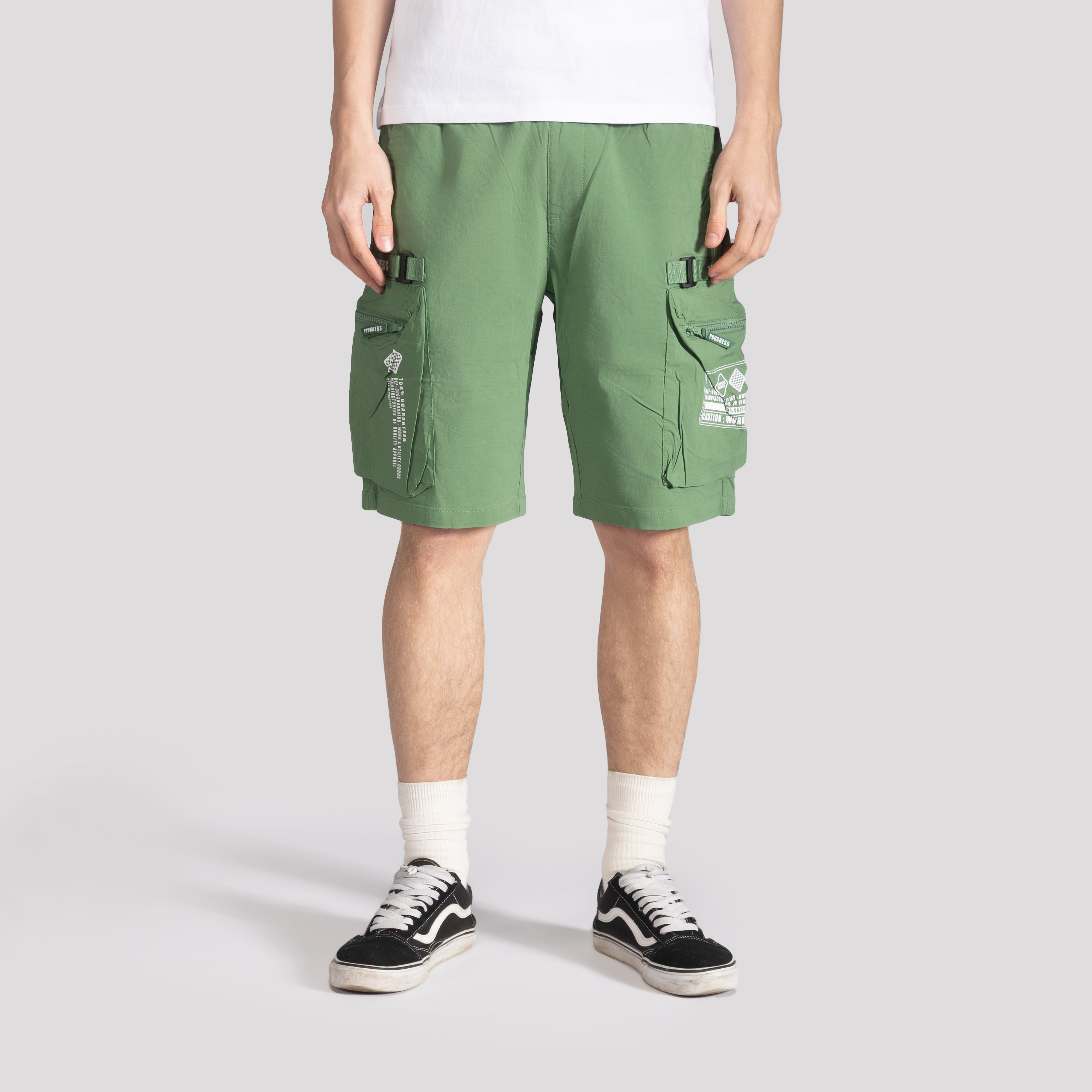 "Progress" Woven Cargo Shorts - XIOS