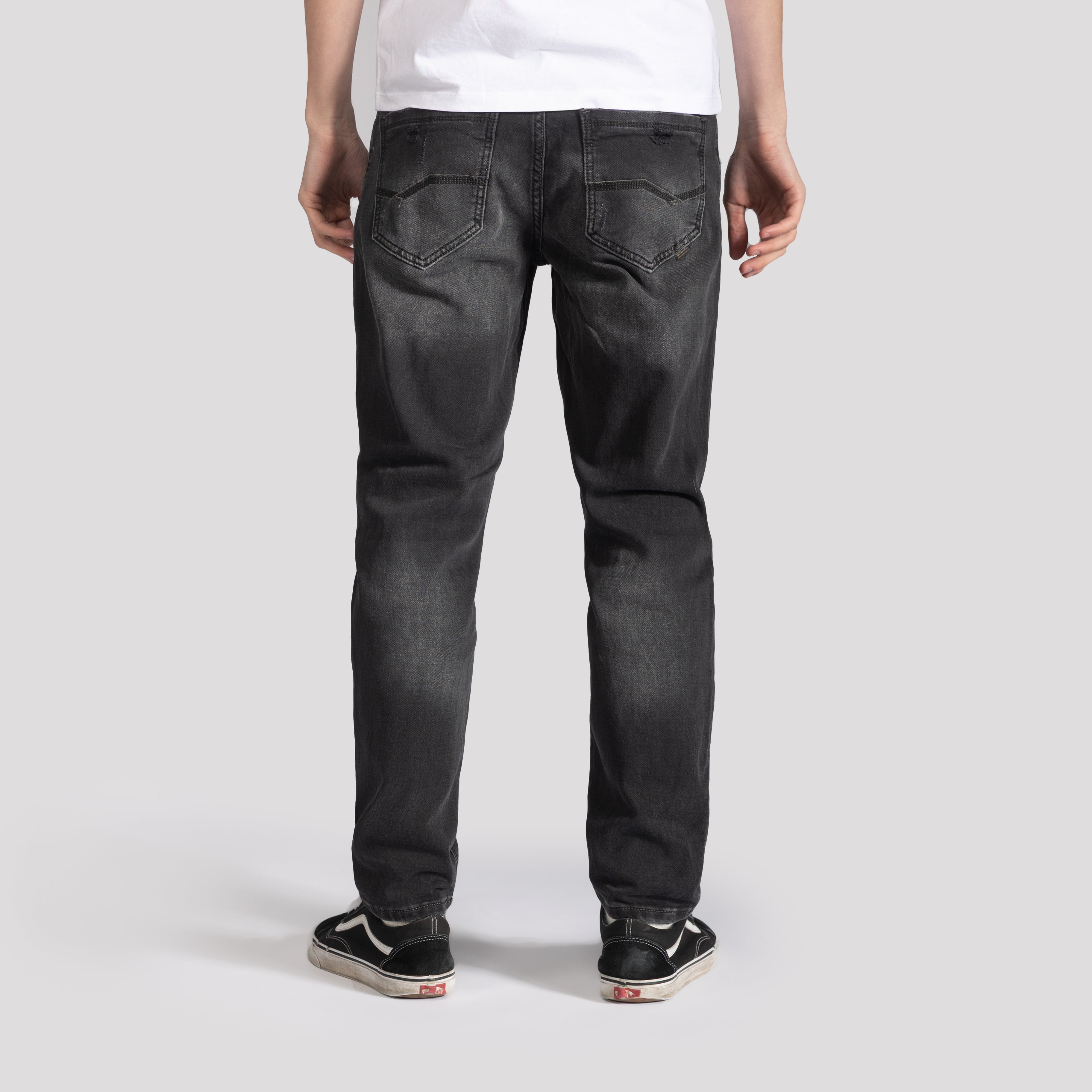 Lightly Ripped Knit Skinny Jeans - XIOS