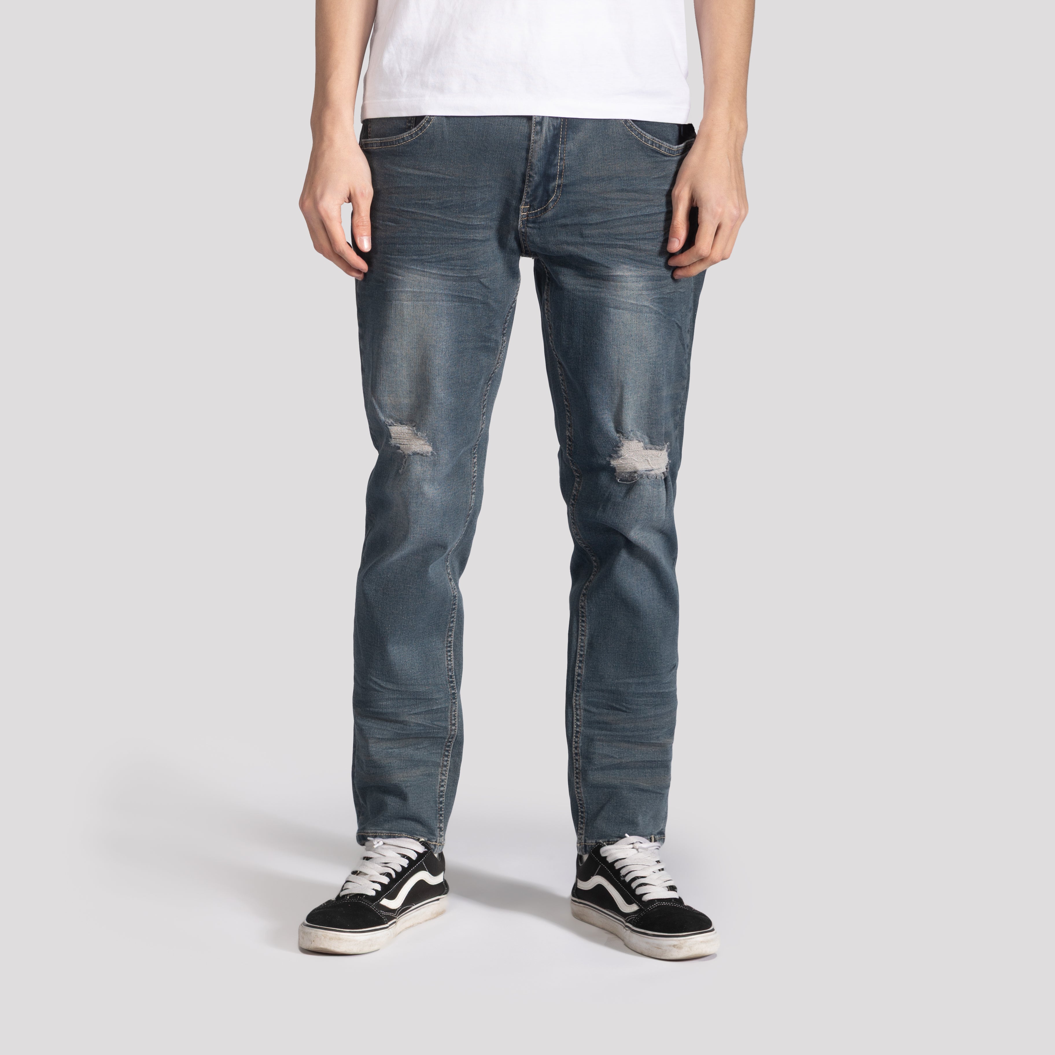 Lightly Ripped Skinny Jeans - XIOS
