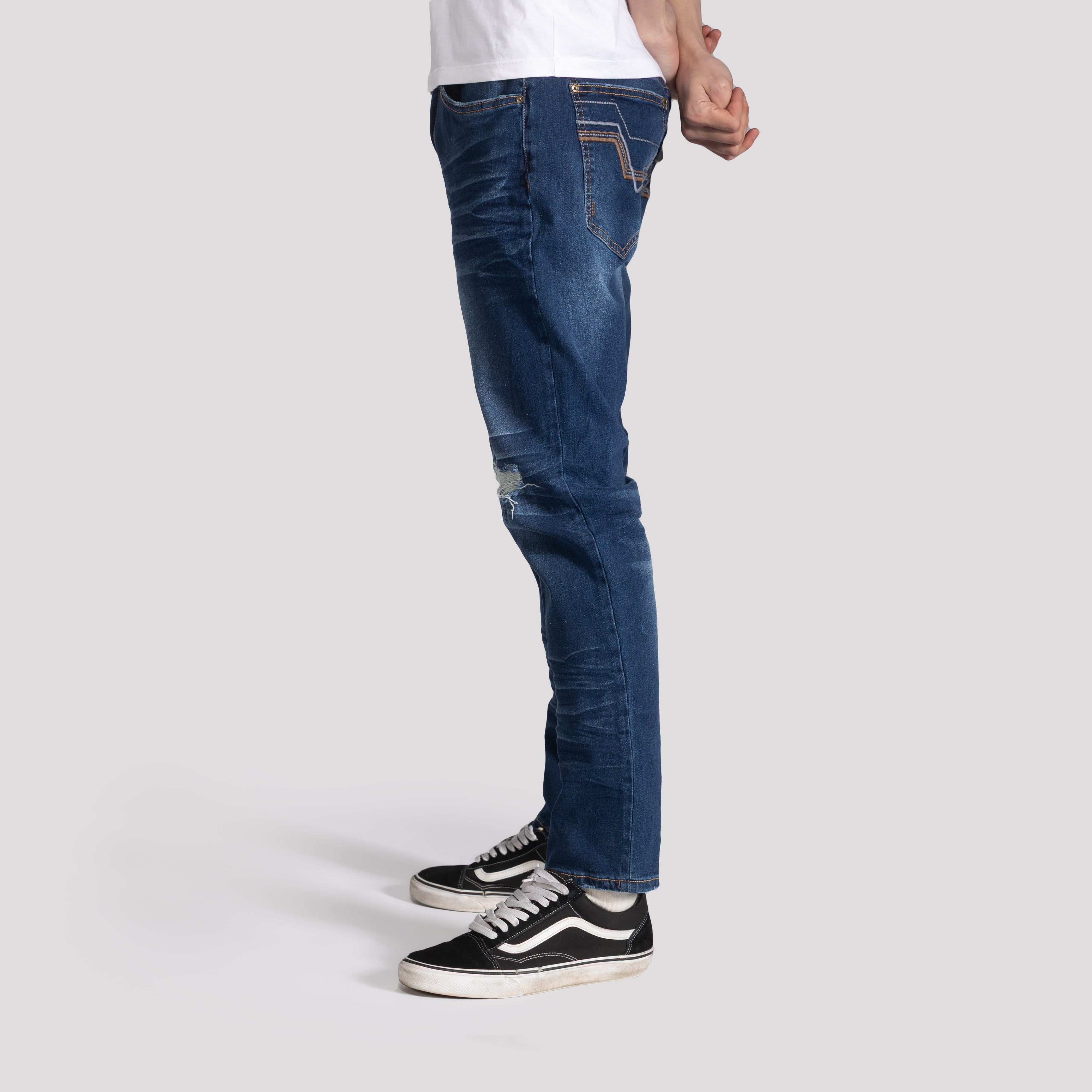 Lightly Ripped Skinny Jeans - XIOS
