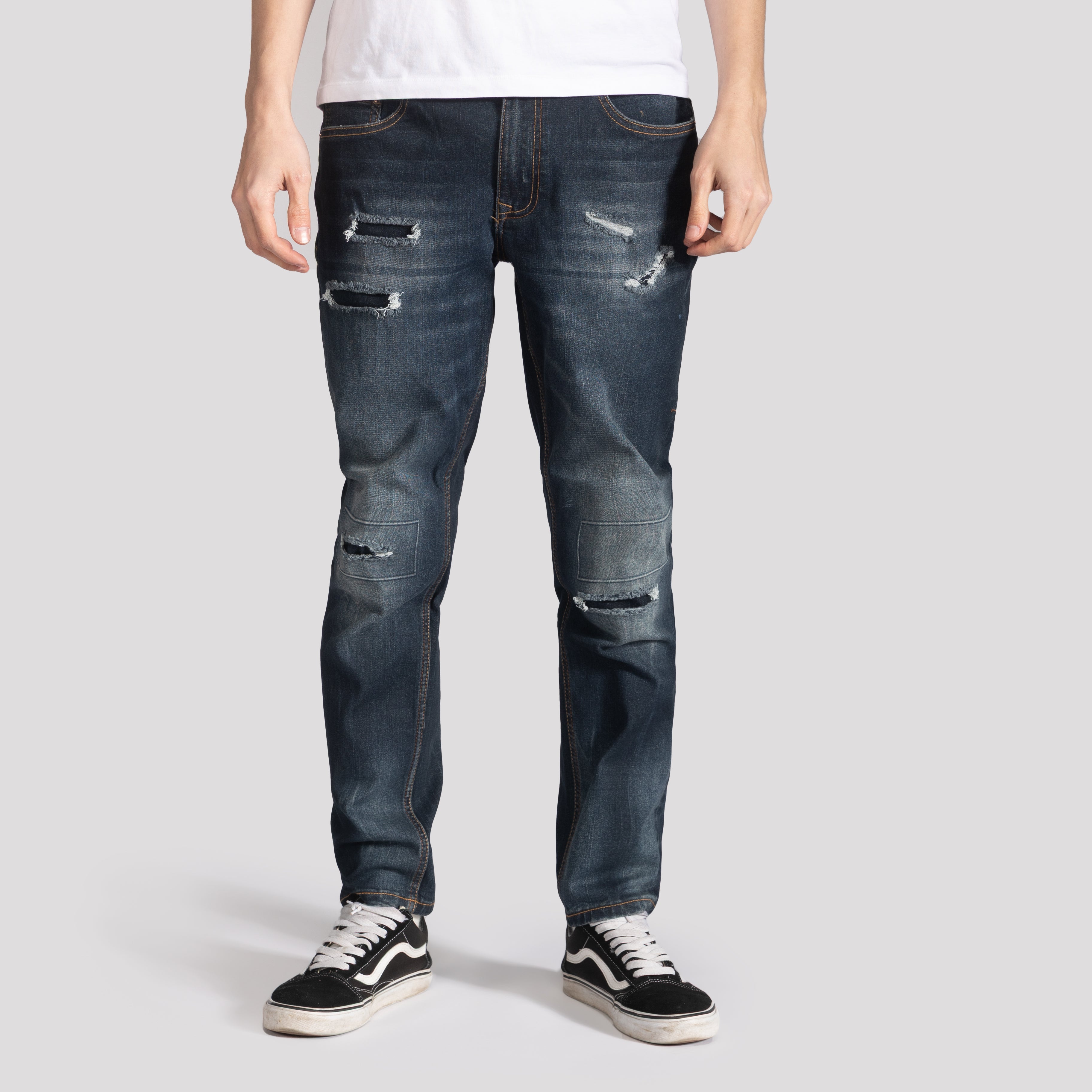 Fashion Ripped Skinny Jeans - XIOS