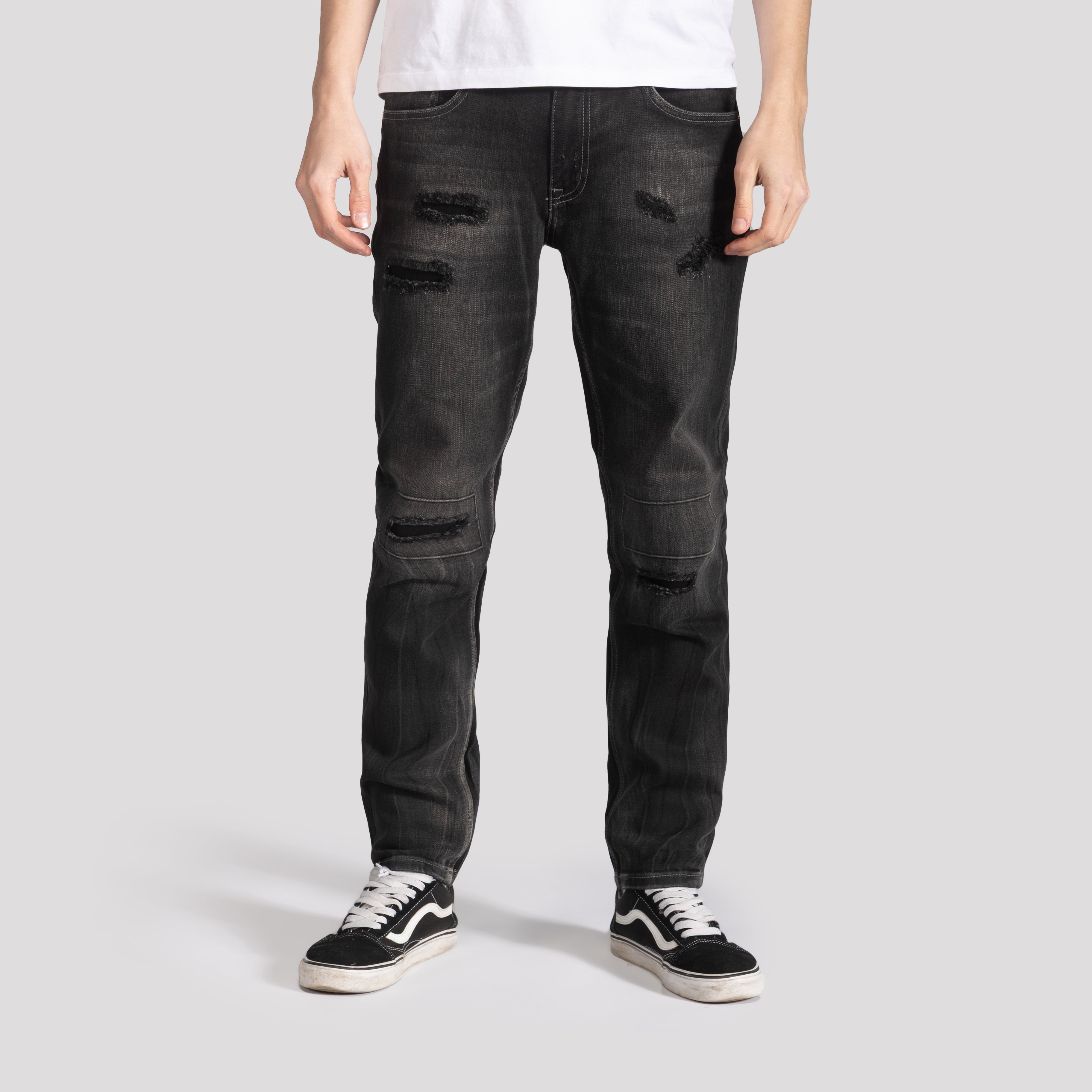 Fashion Ripped Skinny Jeans - XIOS