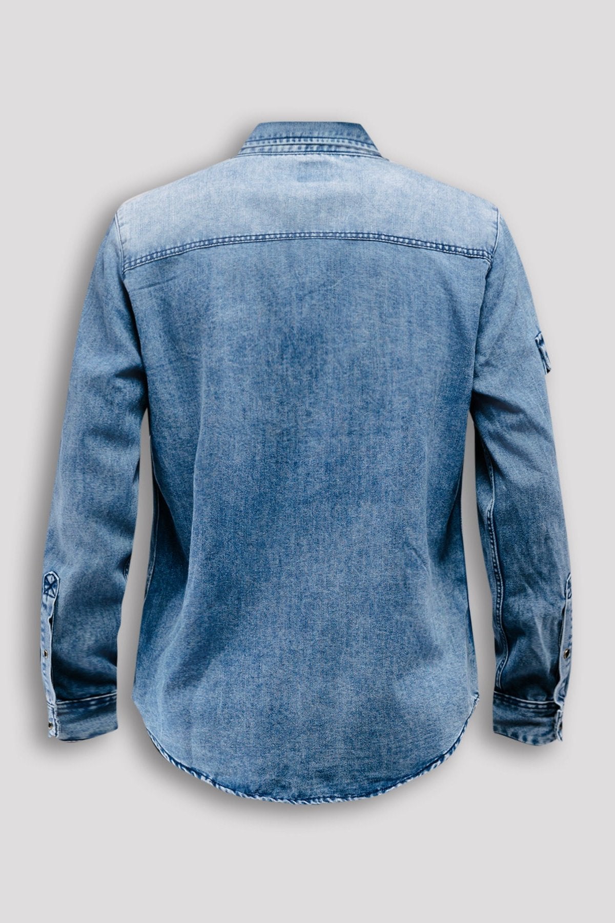 "Bold" Denim Long Sleeve Button Down