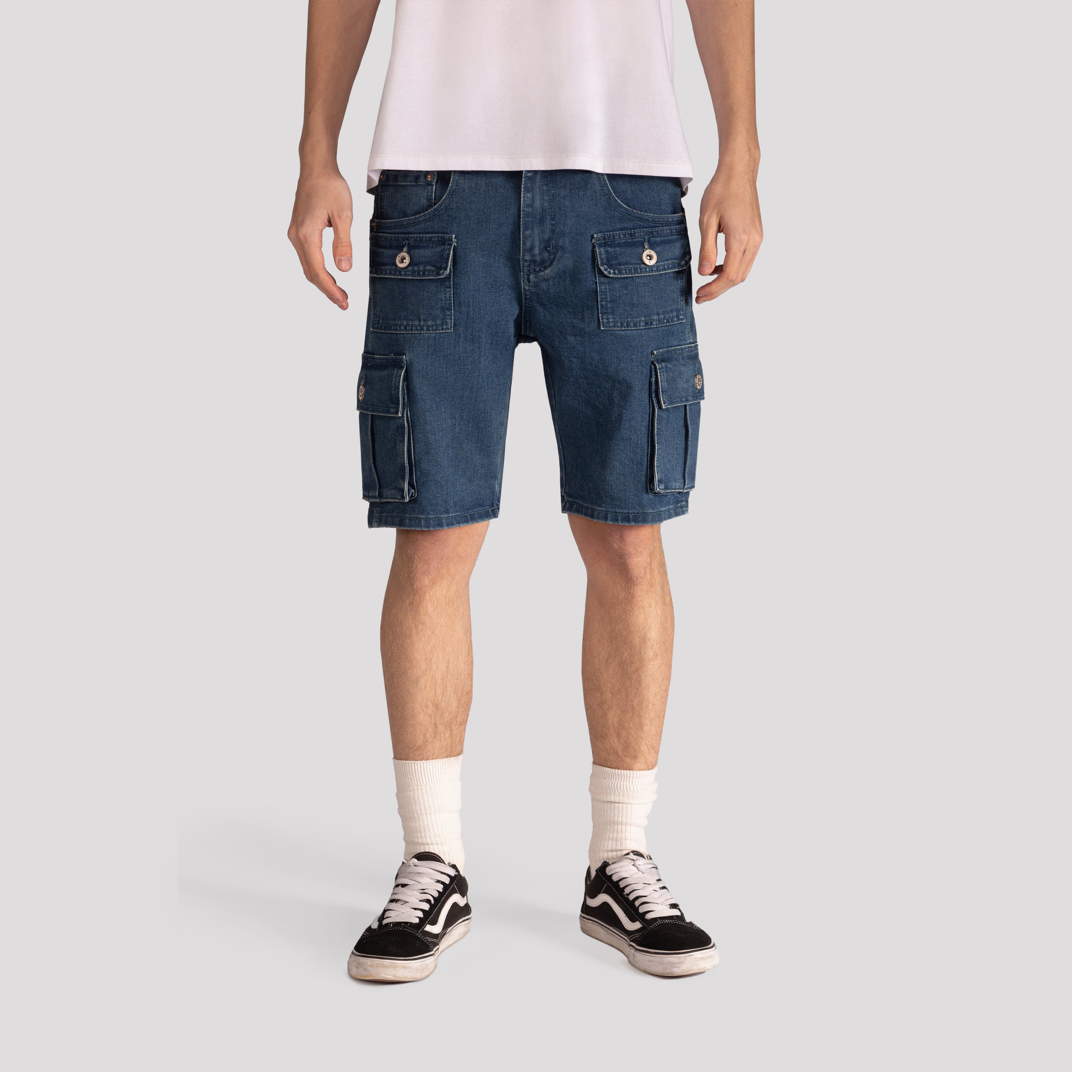 Cargo Denim Shorts - XIOS