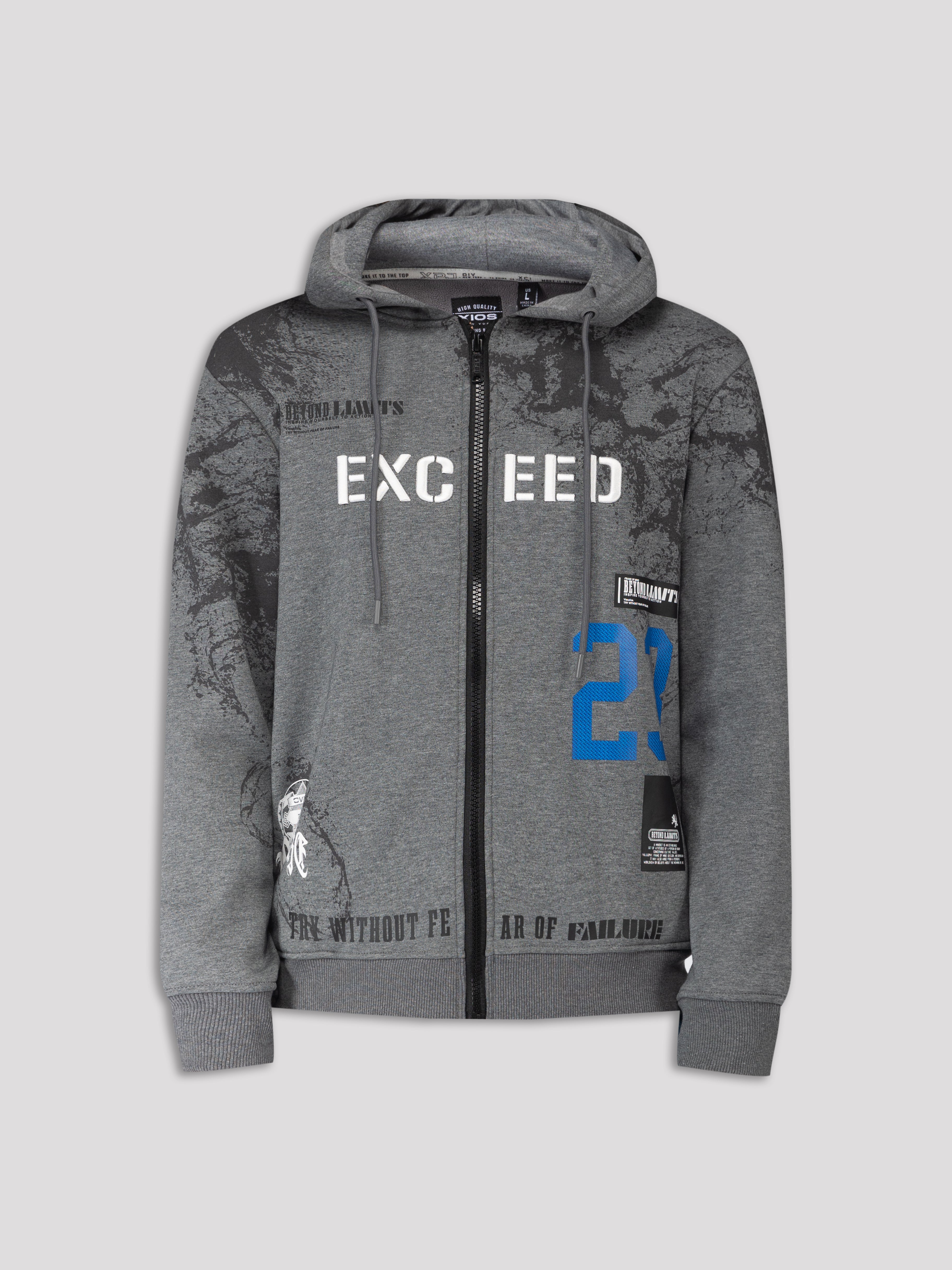 "Exceed" Full Zip Hoodie