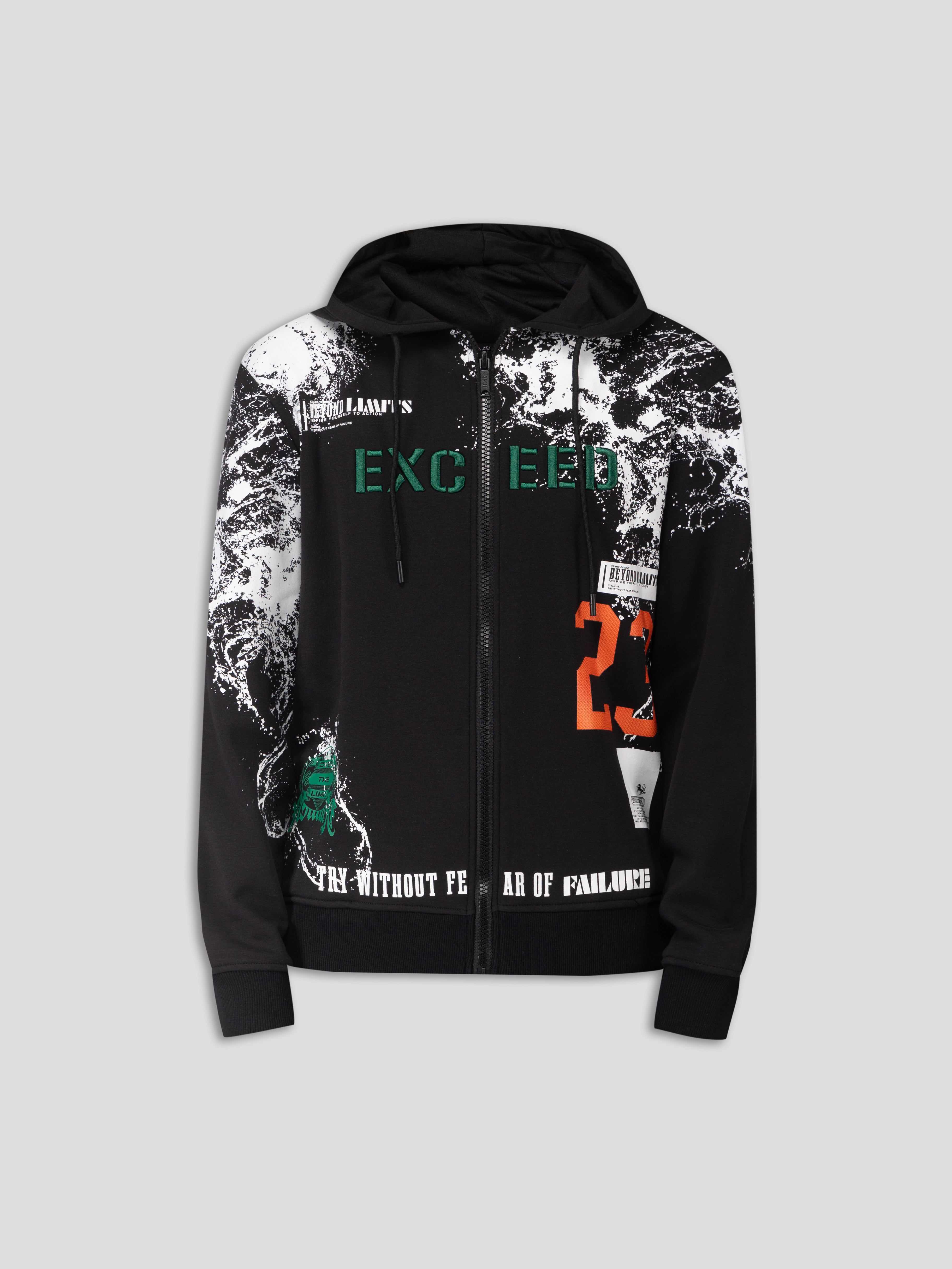 "Exceed" Full Zip Hoodie