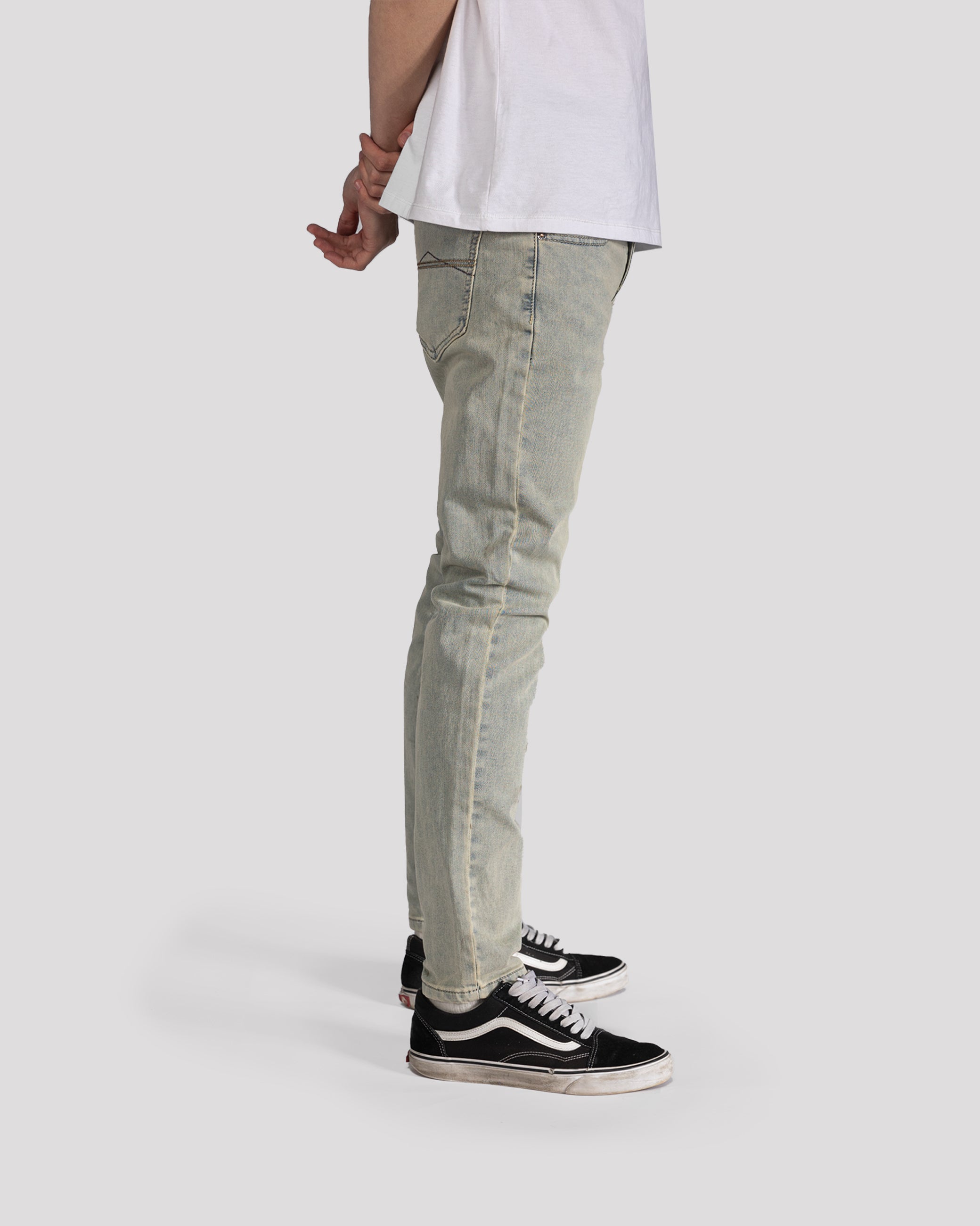 Tapered Knit Jeans - XIOS