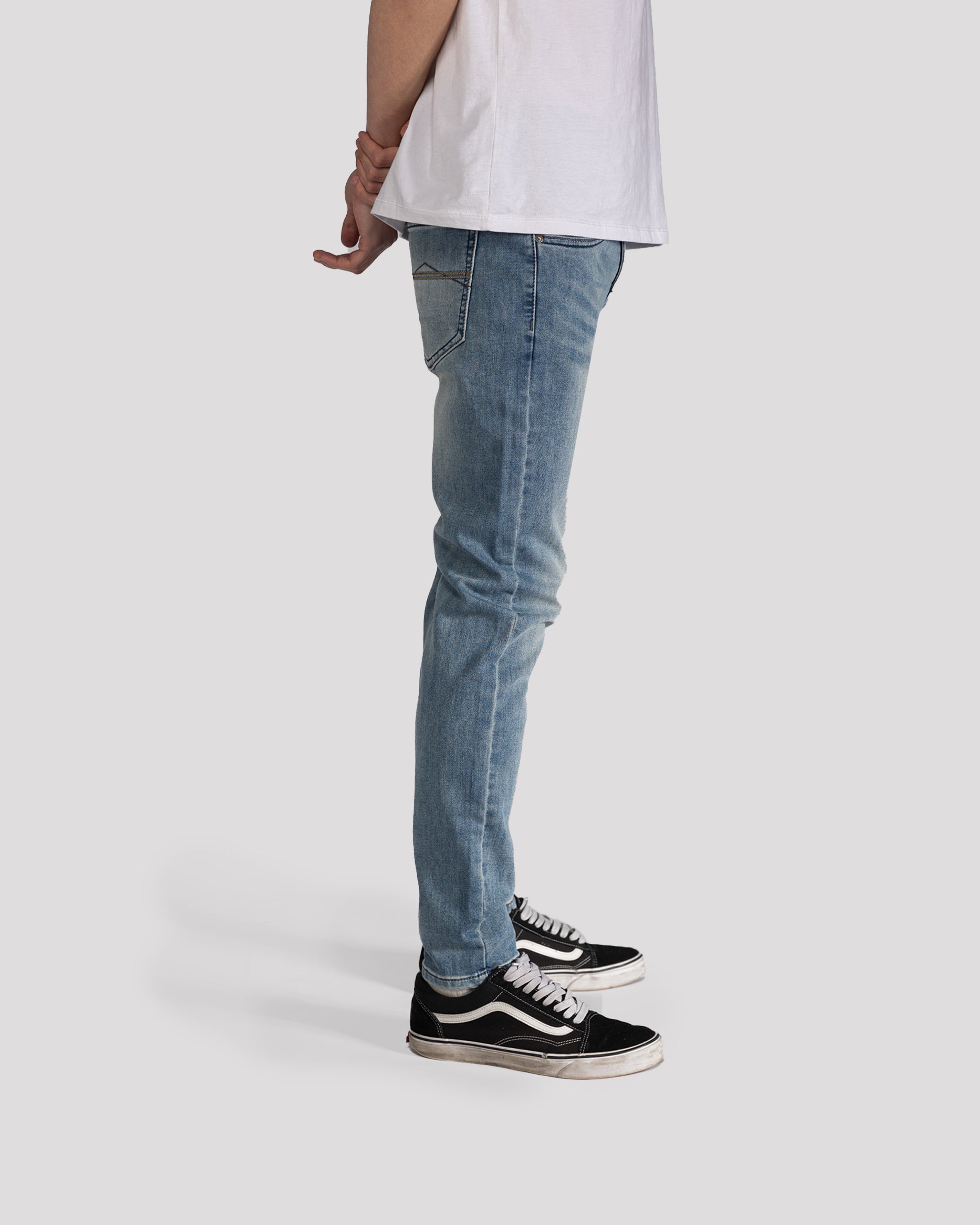 Tapered Knit Jeans - XIOS