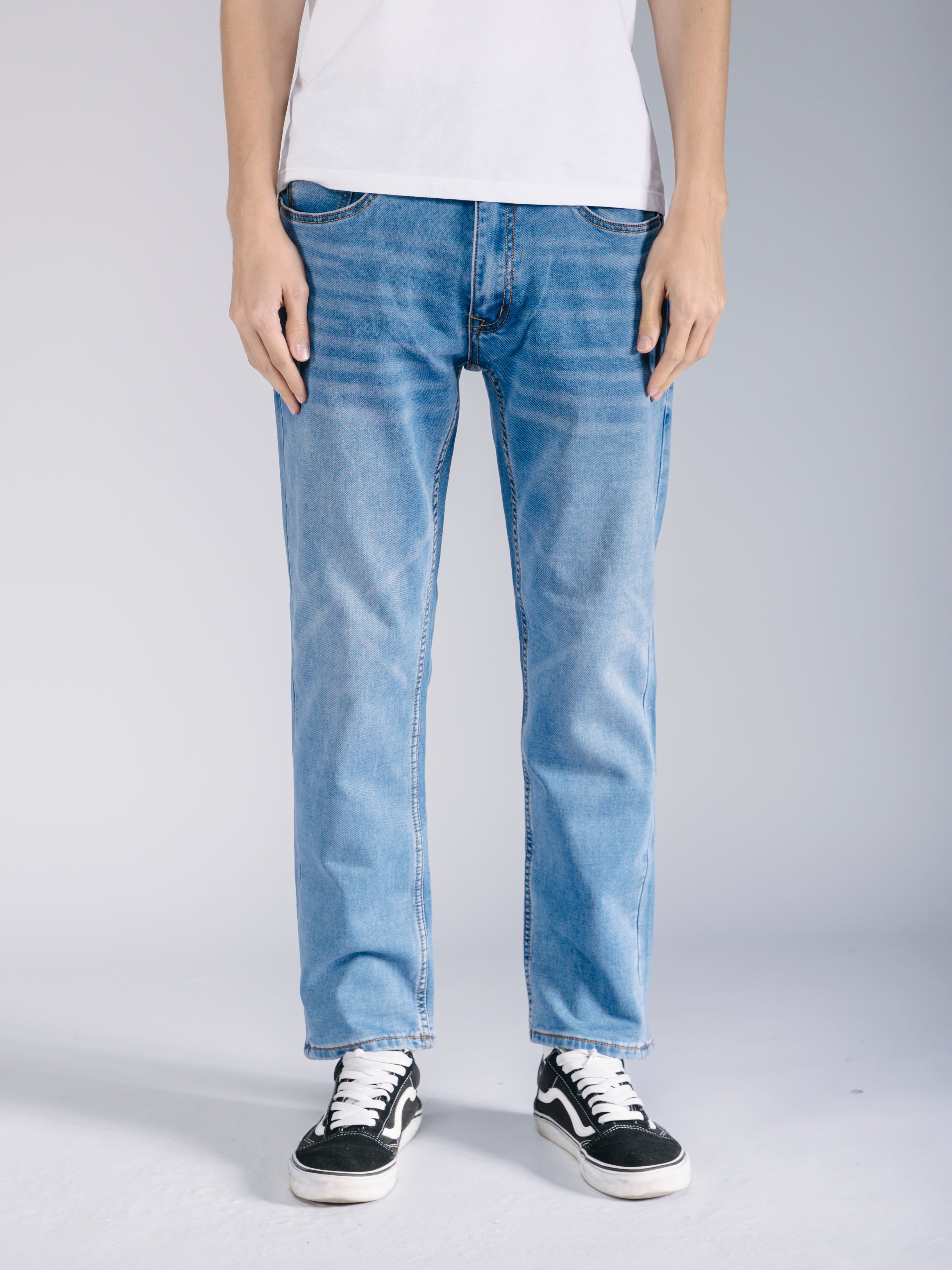 Regular Fit Knit Jeans