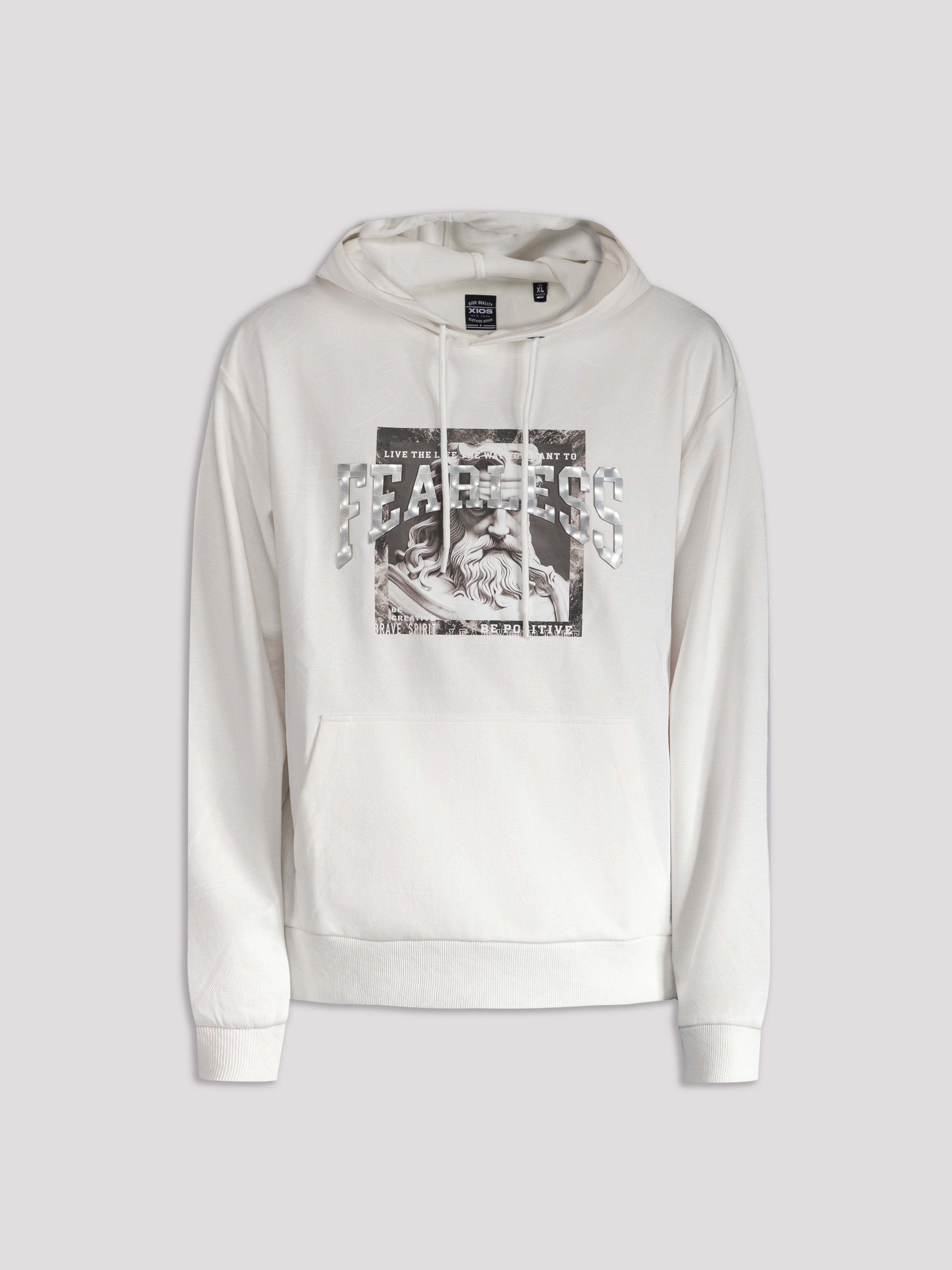 "Fearless" Jacquard Hoodie - XIOS