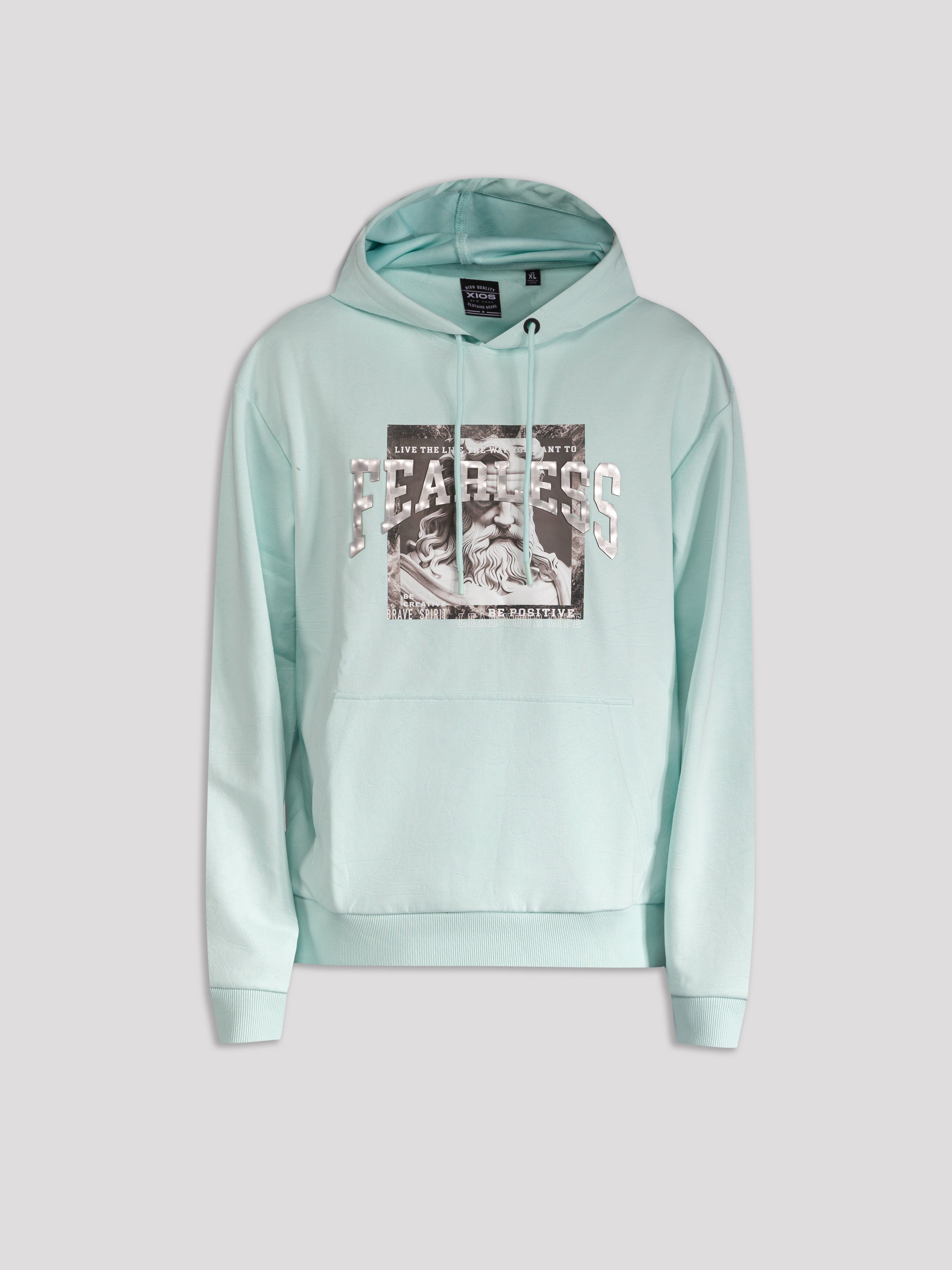 "Fearless" Jacquard Hoodie - XIOS