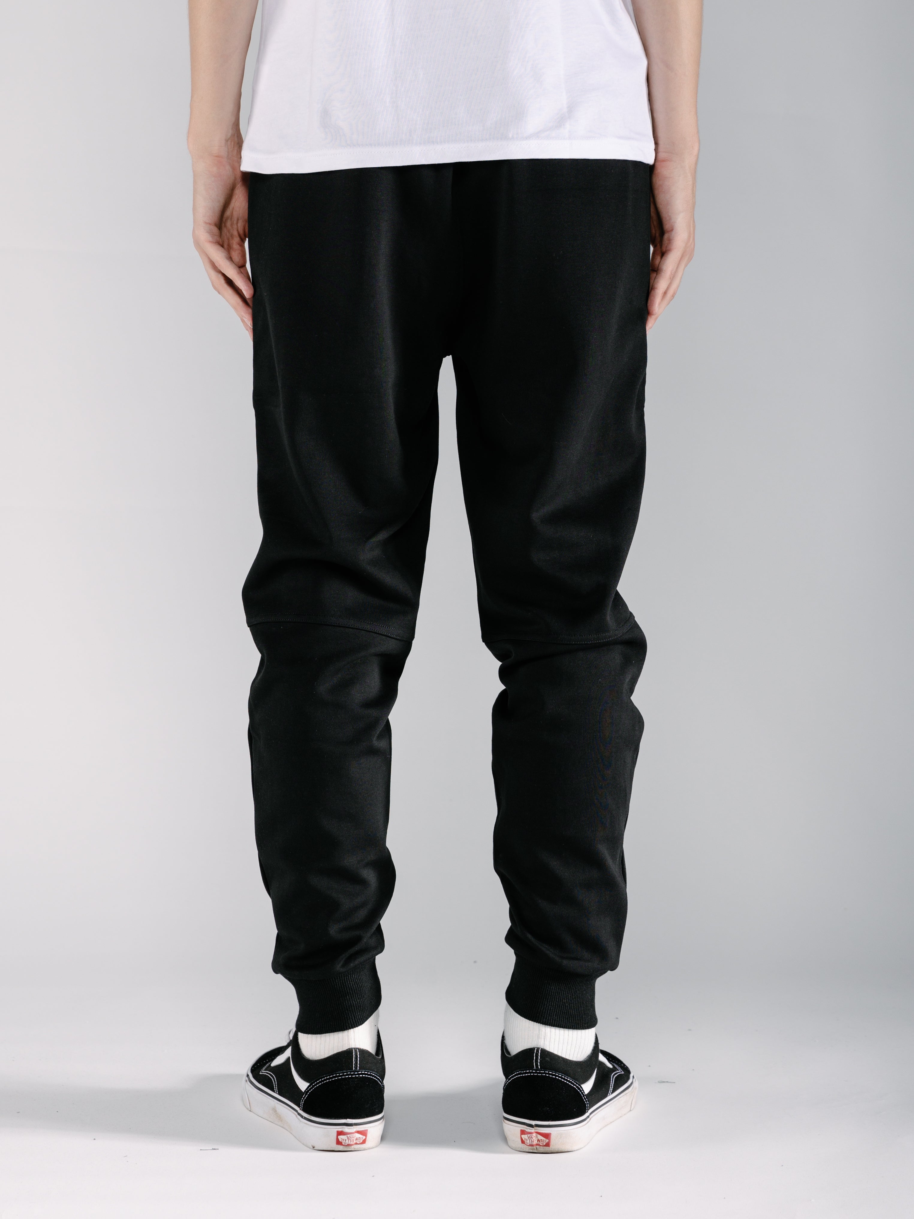 Joggers with Side Lines - Black / XS