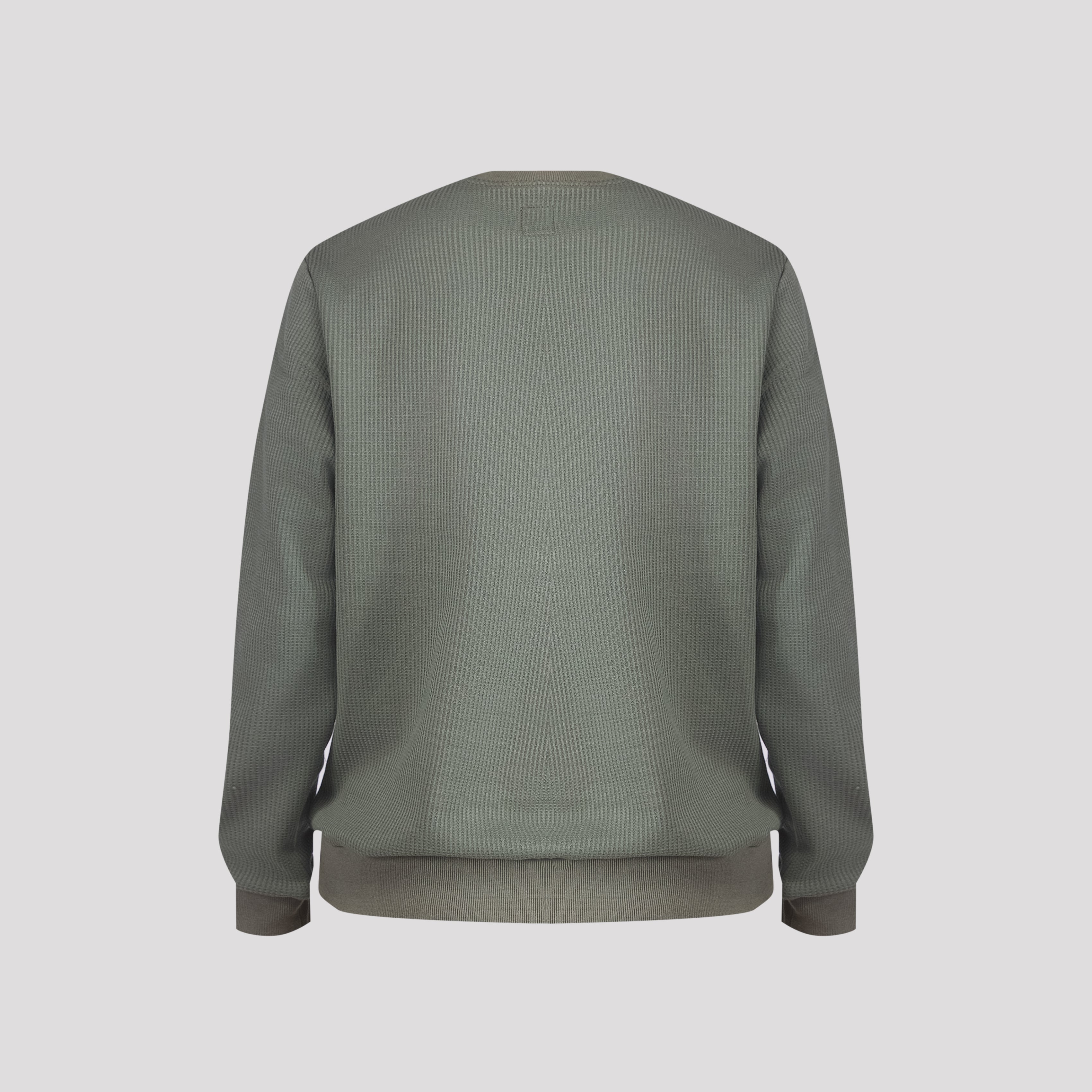 Waffle Knit Sweatshirt