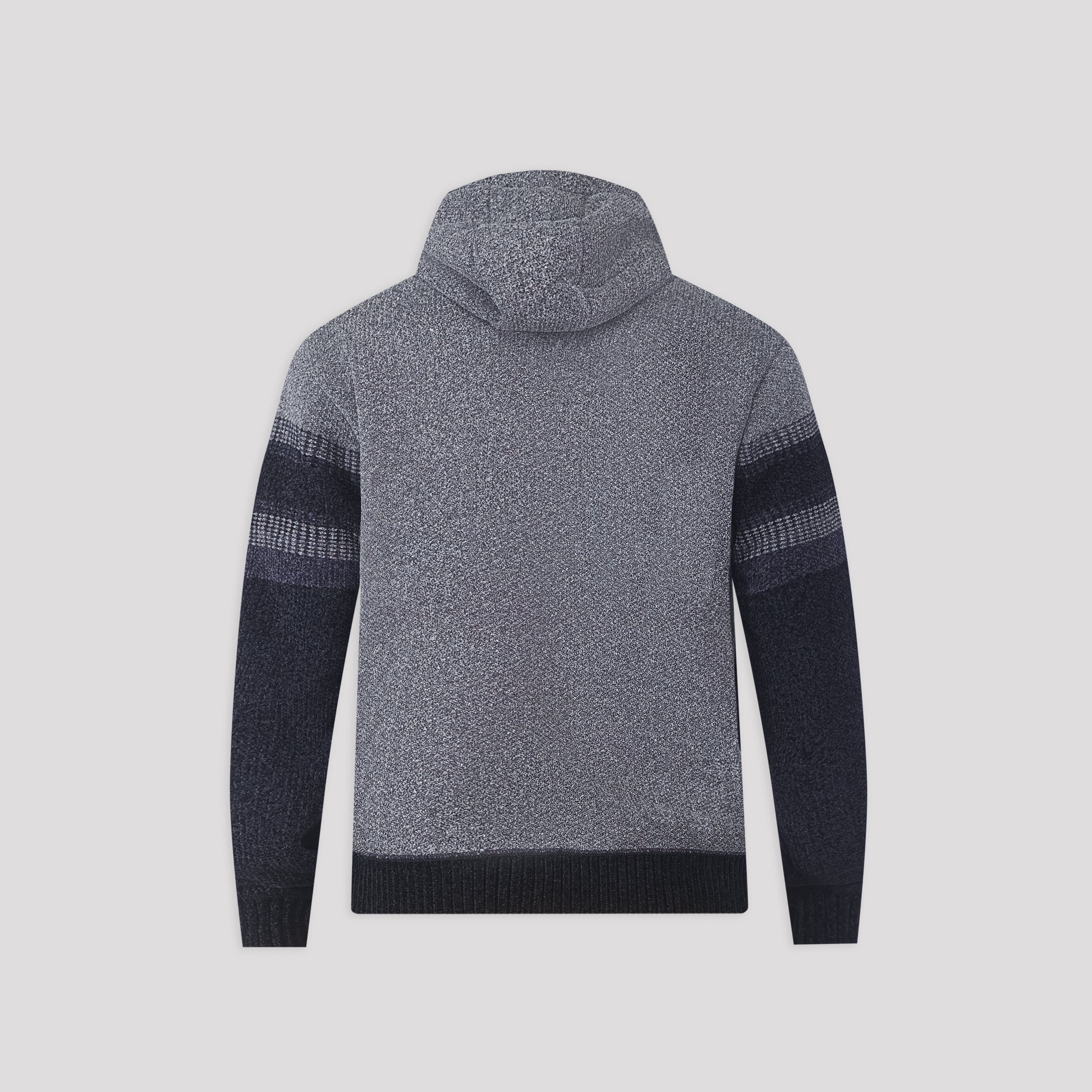 Hooded Full-Zip Sweater