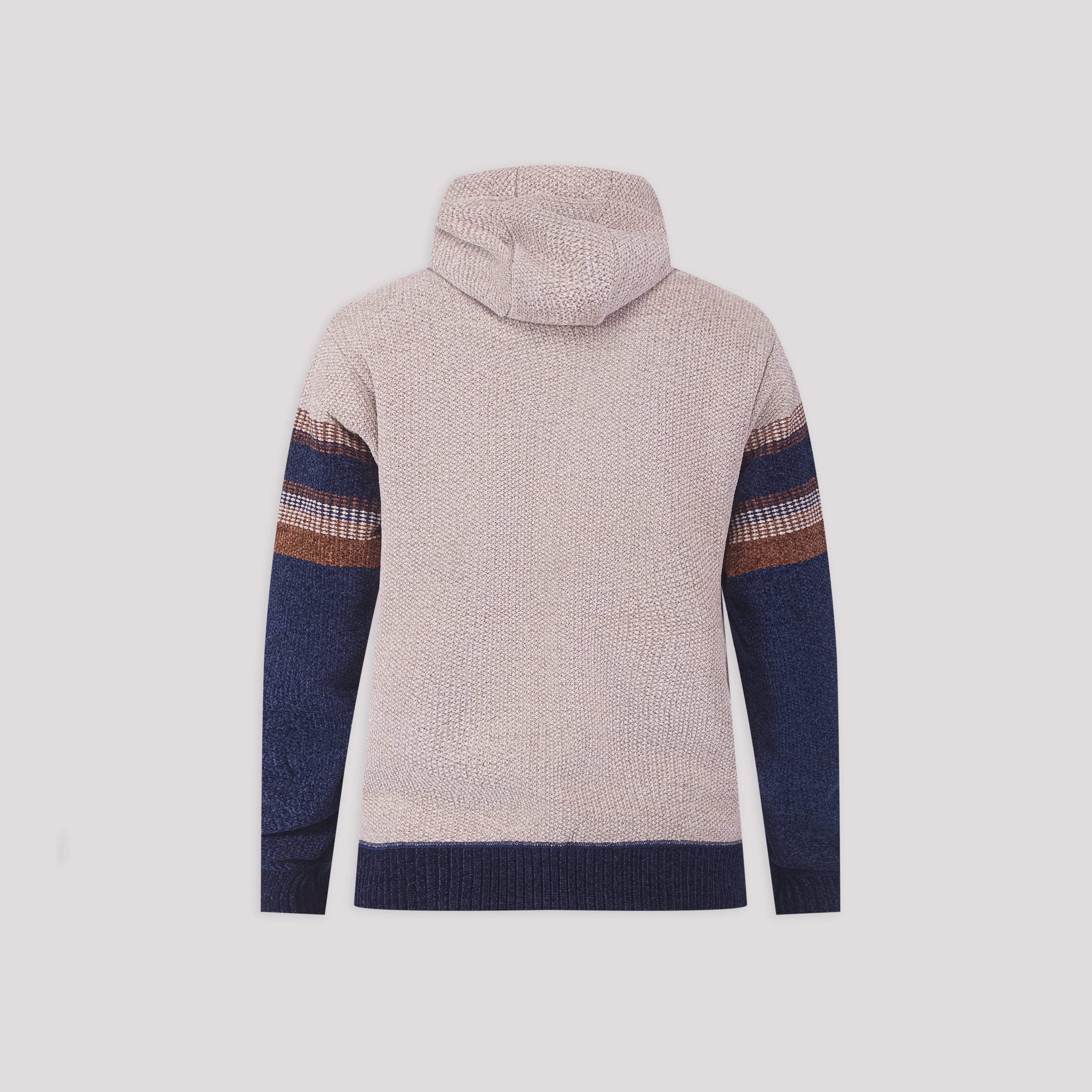 Hooded Full-Zip Sweater