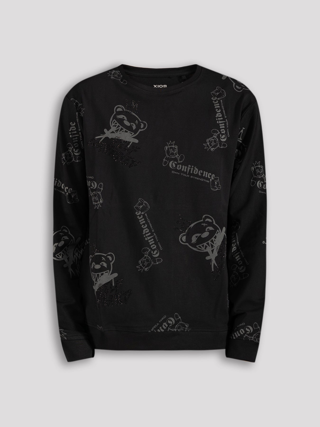 "Confidence" Bear Long Sleeve T-Shirt