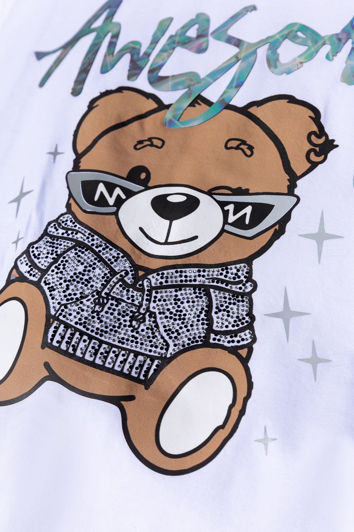 "Awesome" Teddy Bear Graphic Tee